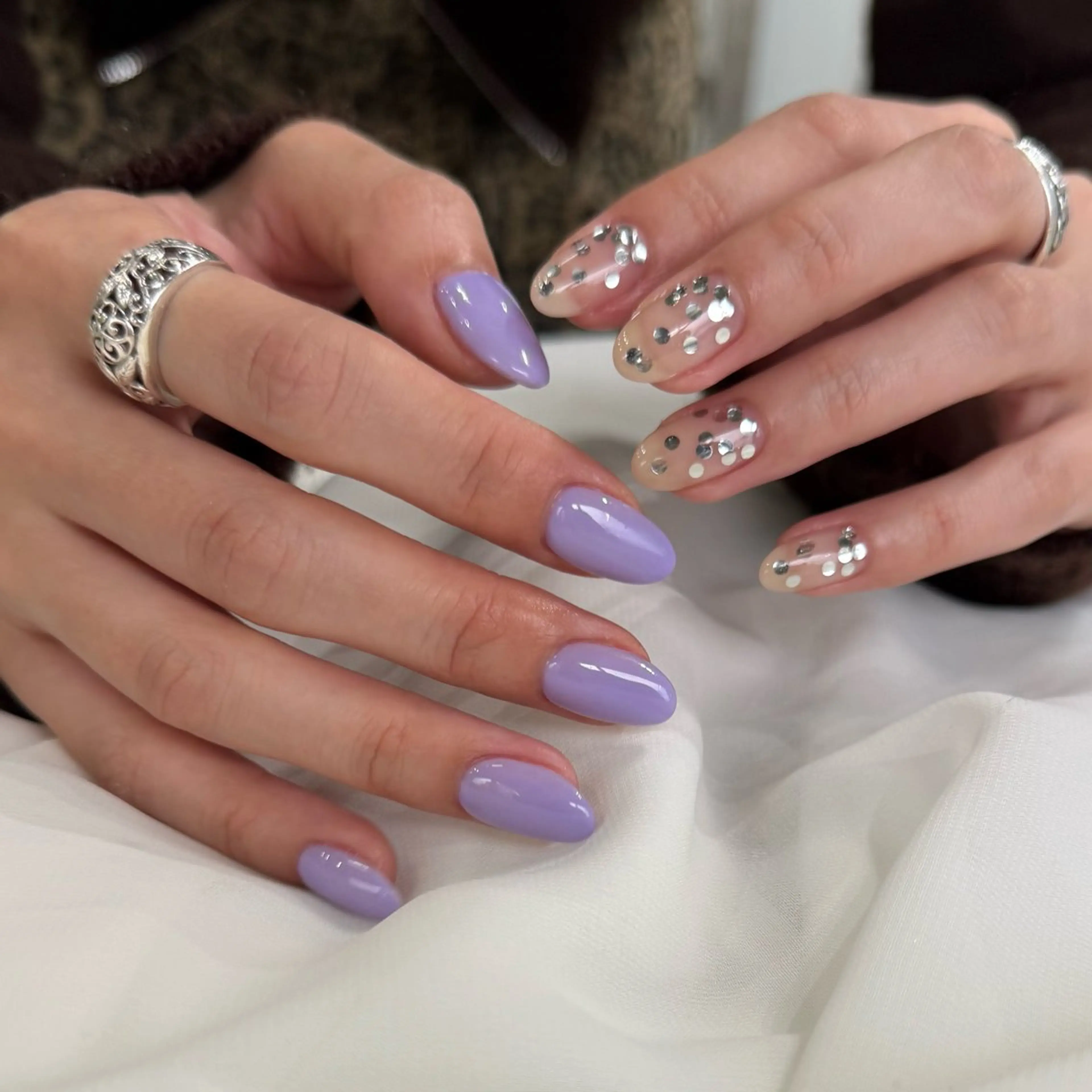 ネイル シンプルネイル 春ネイル HARUKA ネイリスト福岡/薬院のネイルデザイン