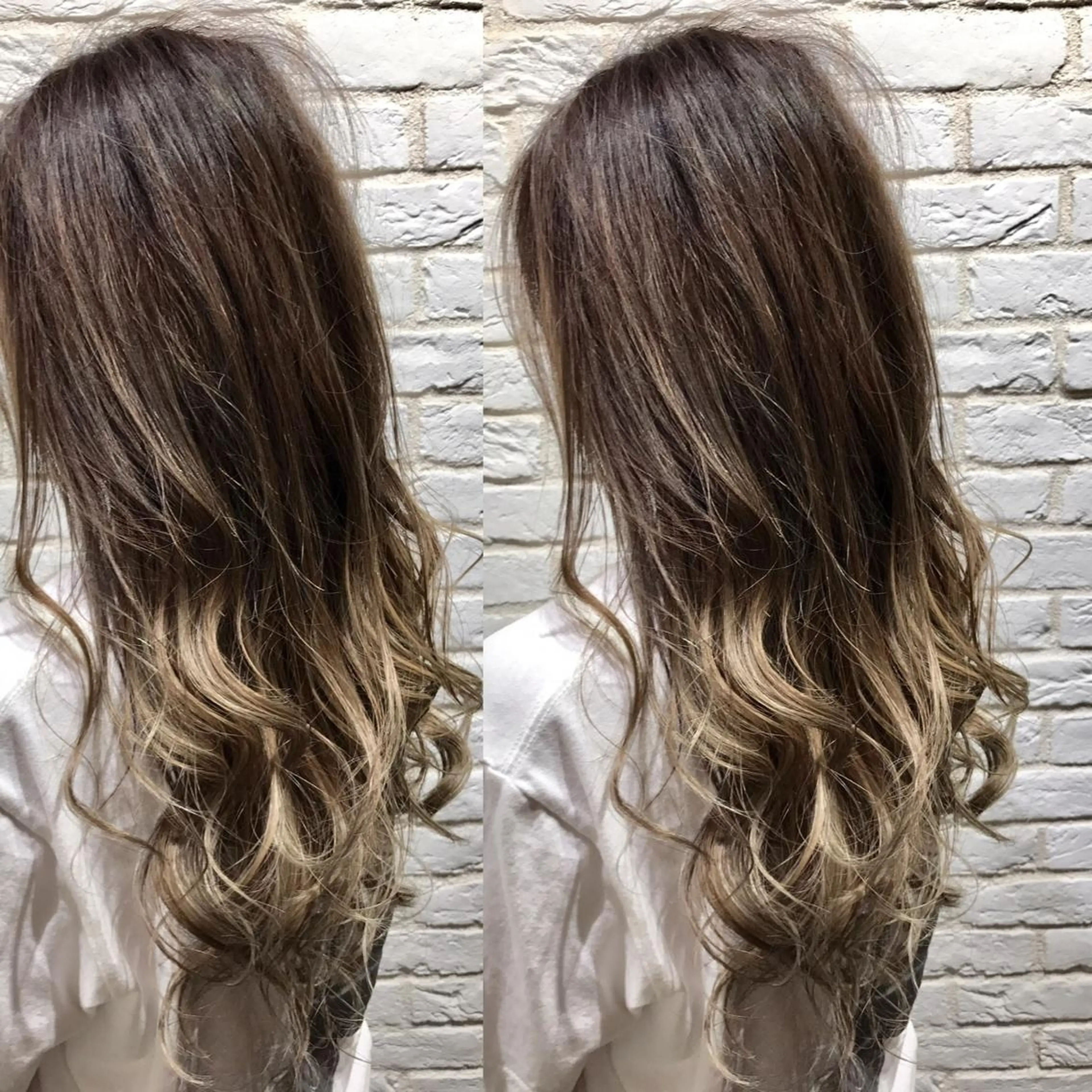 ロング カラー UMEDA FIGAROのヘアスタイル