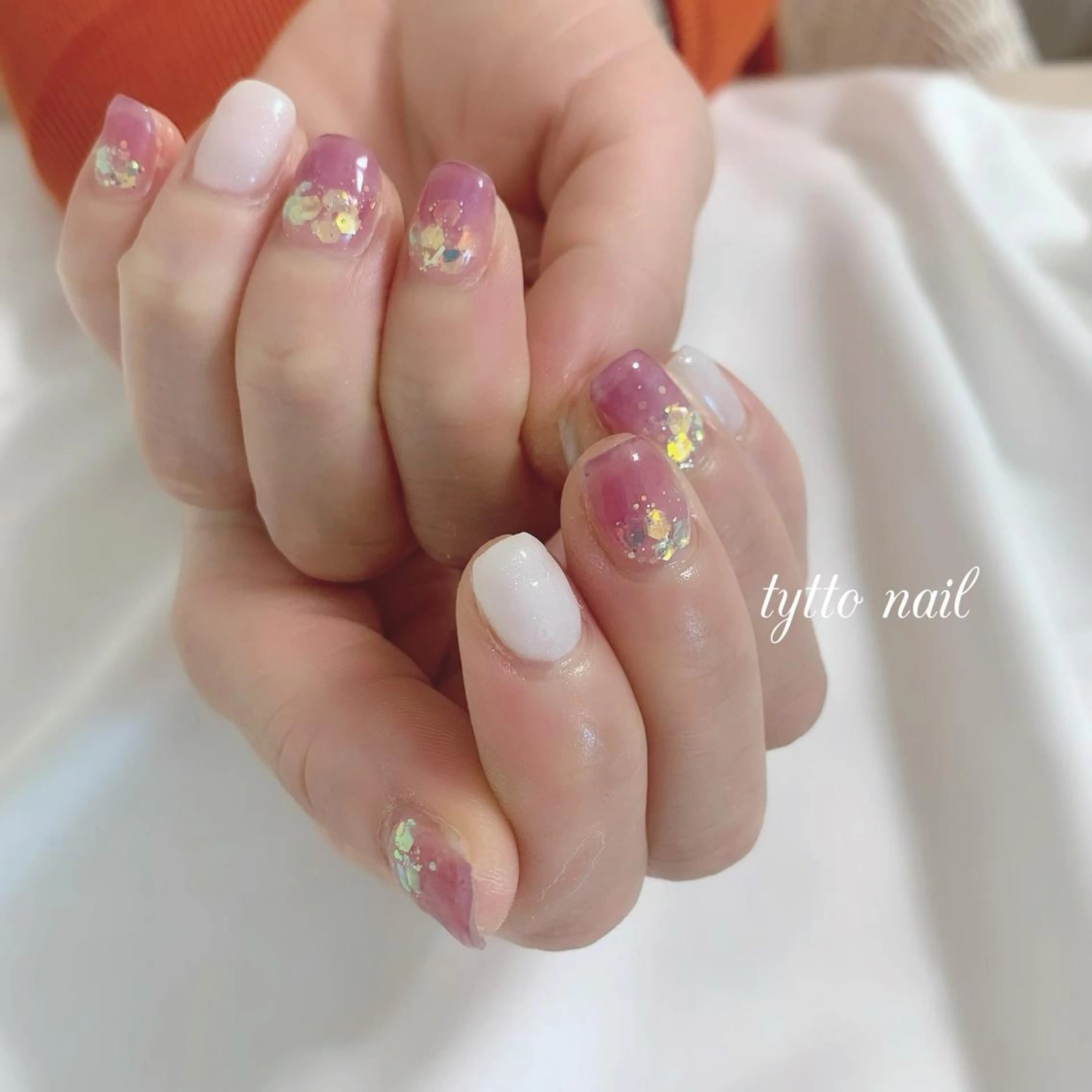 ネイル オフィスネイル シンプルネイル ハンドネイル tytto nail ❤︎‪‪eri‪‪のネイルデザイン