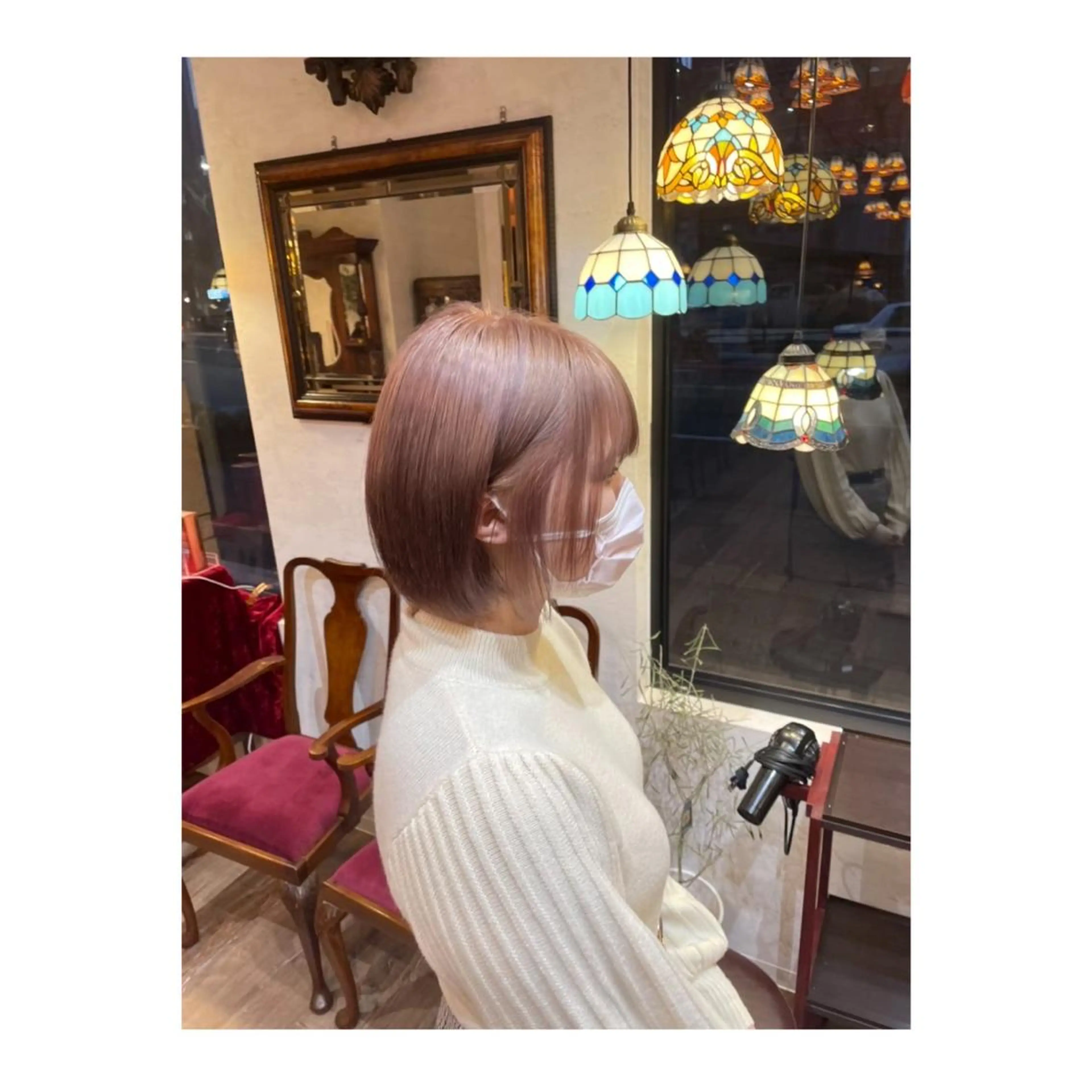 ショート ヘアカラー トリートメント マツノ ユウキのヘアスタイル