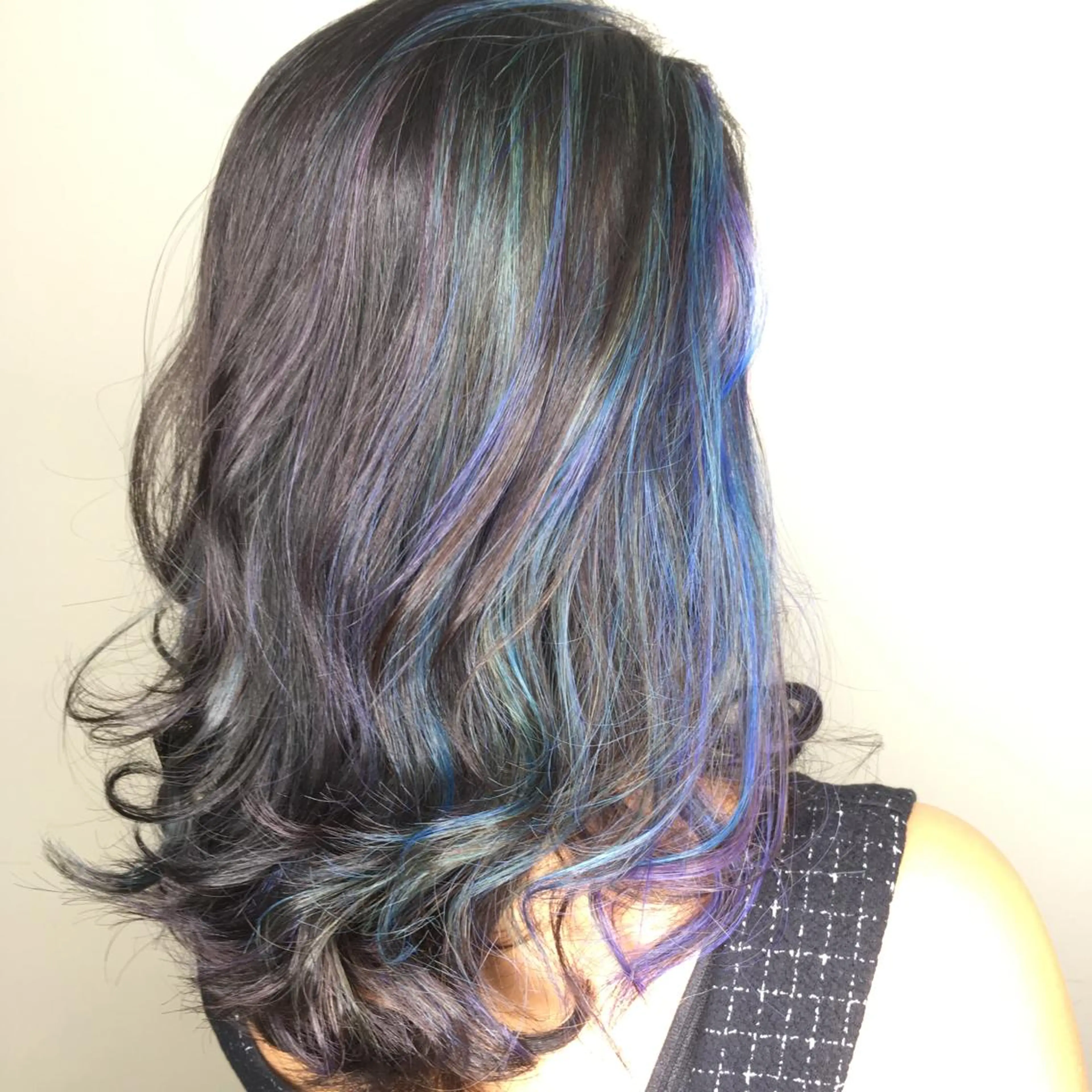 セミロング カラー 南部 康太のヘアスタイル