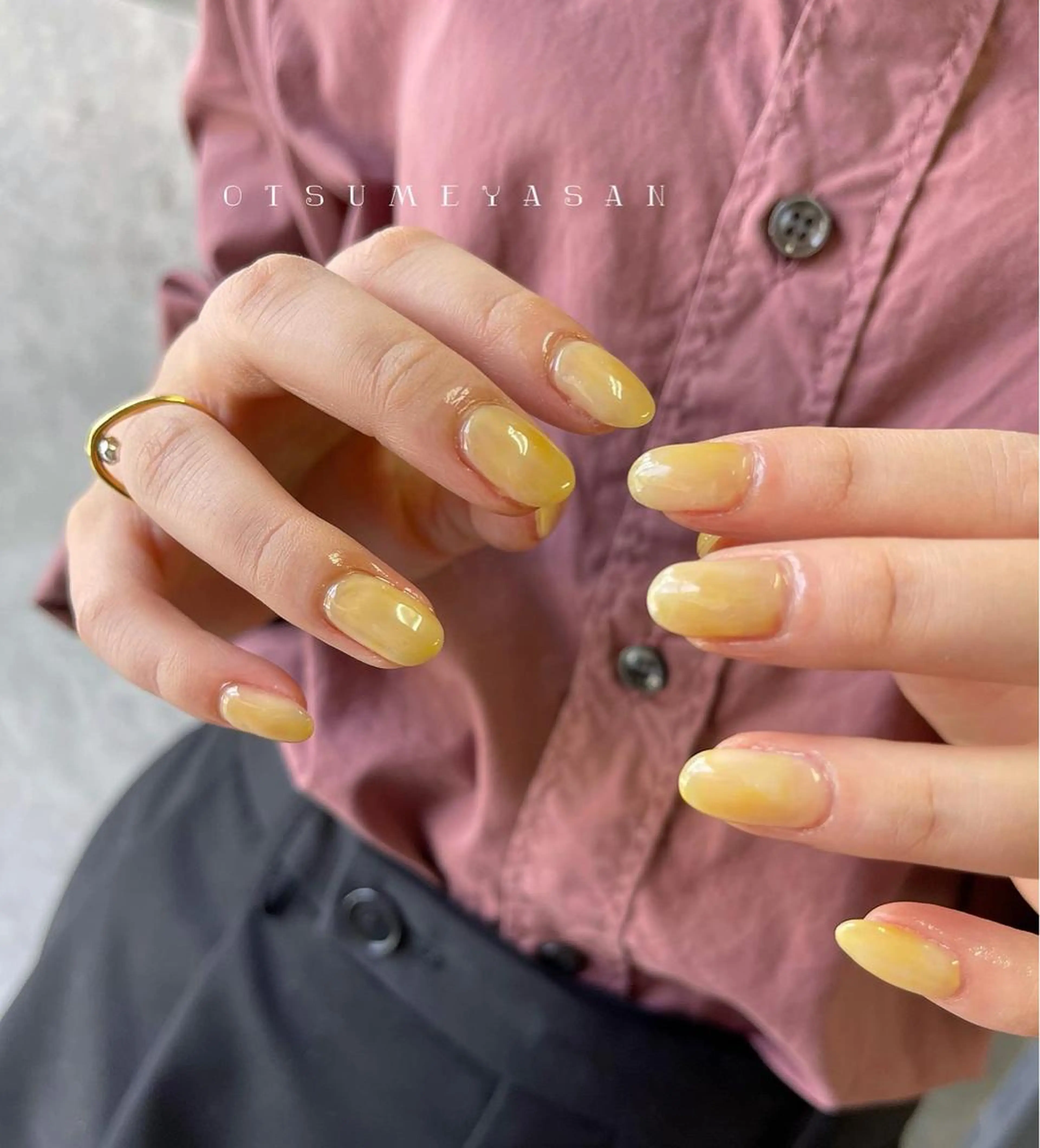 ネイル オーロラネイル 韓国ネイル ニュアンスネイル ショートネイル 夏ネイル わたなべ ちかのネイルデザイン