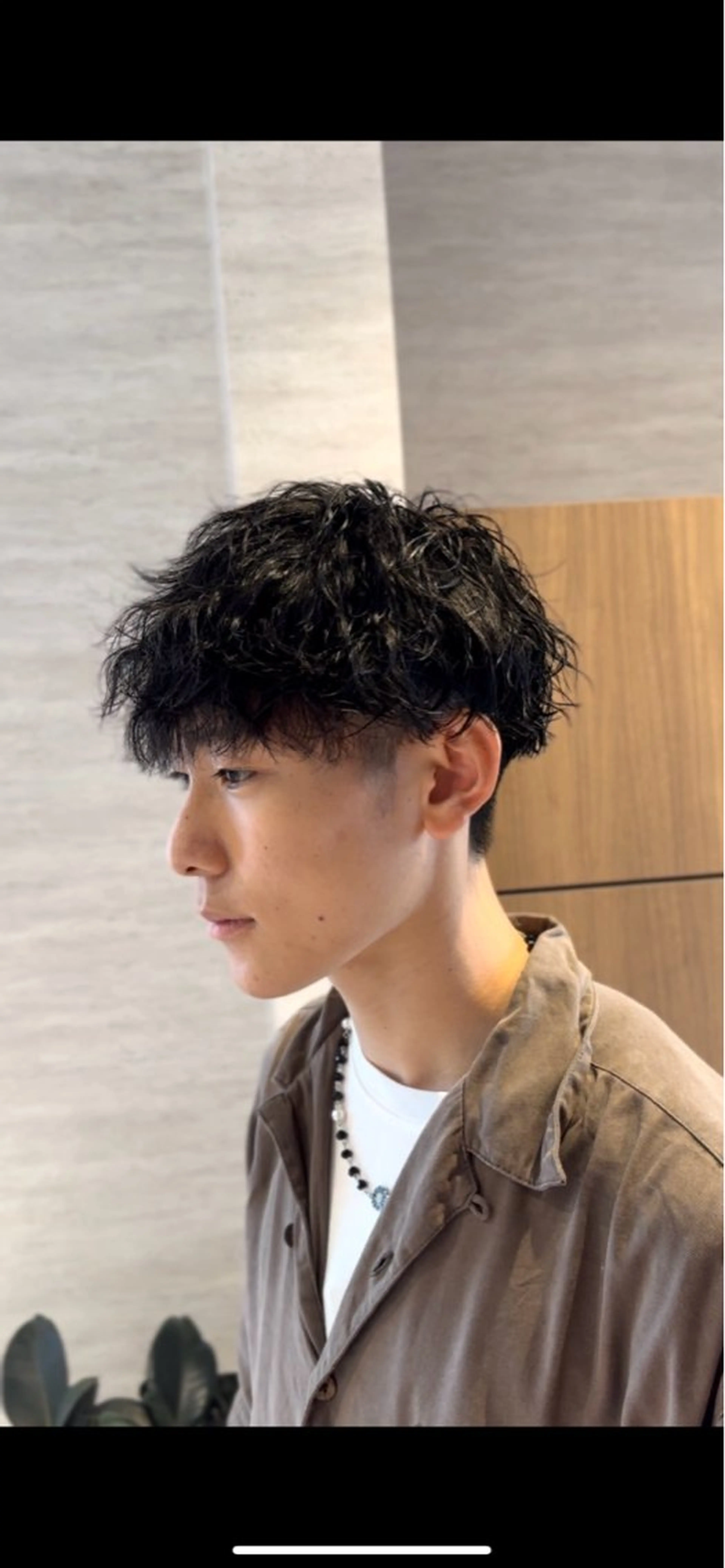 メンズ カット パーマ 小野友裕 岡崎市✨CONTY店のヘアスタイル