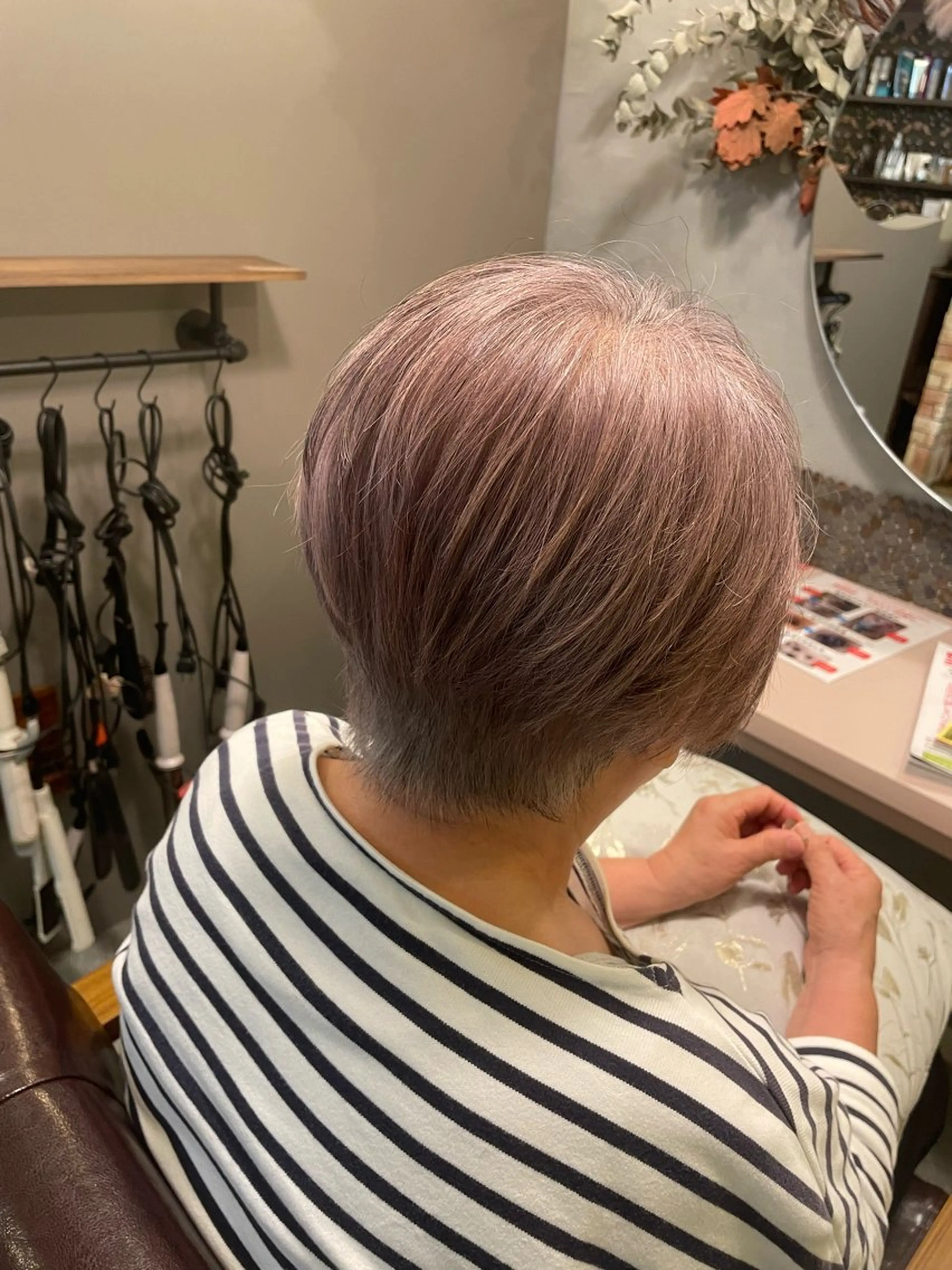 ショート ショートボブ ボブ ショートヘア hair make echo滿木あい花のヘアスタイル