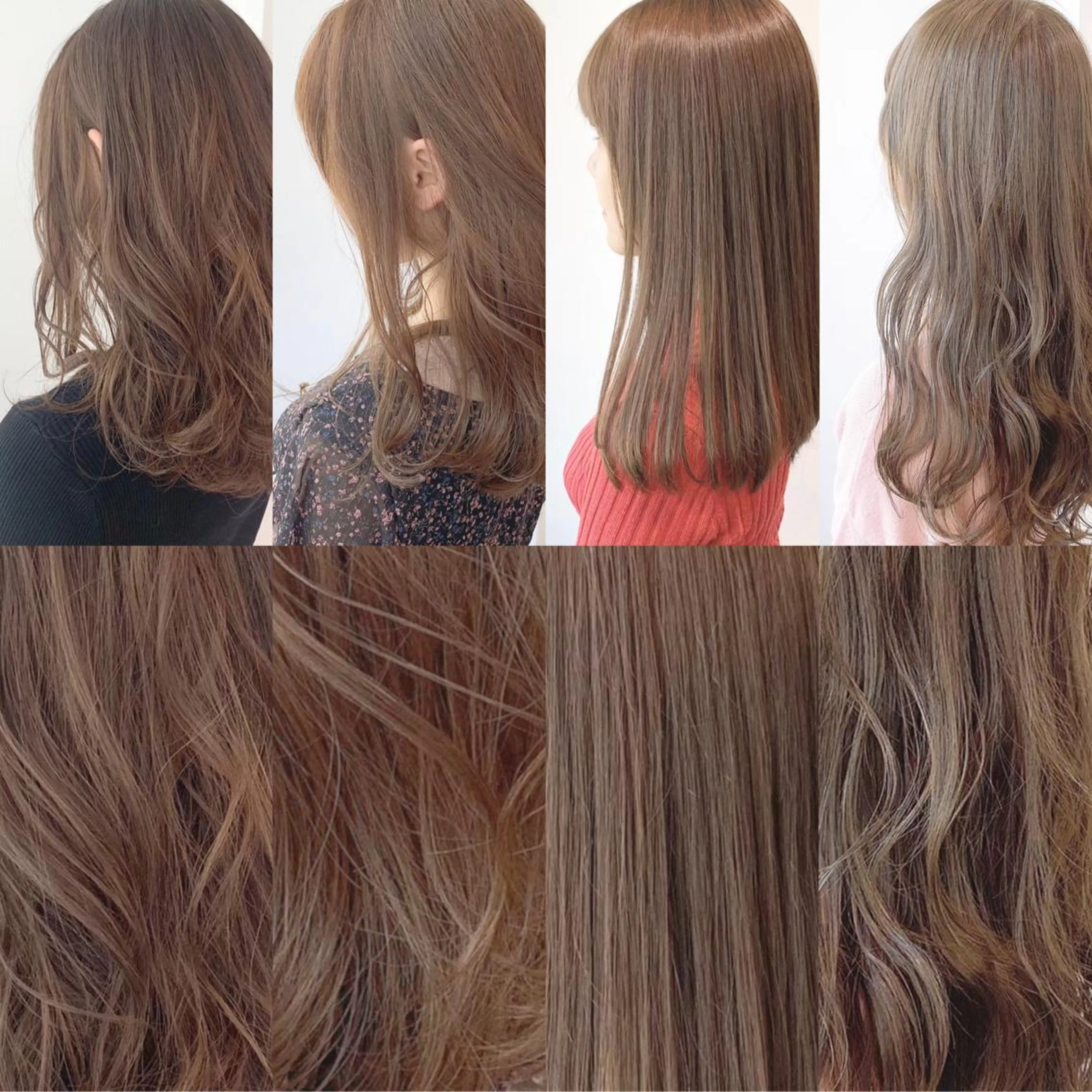 セミロング カラー カット ヘアカラー トリートメント ヘッドスパ ヘアセット 🥞ベージュ系カラー 【すずきりほ】🥞のヘアスタイル