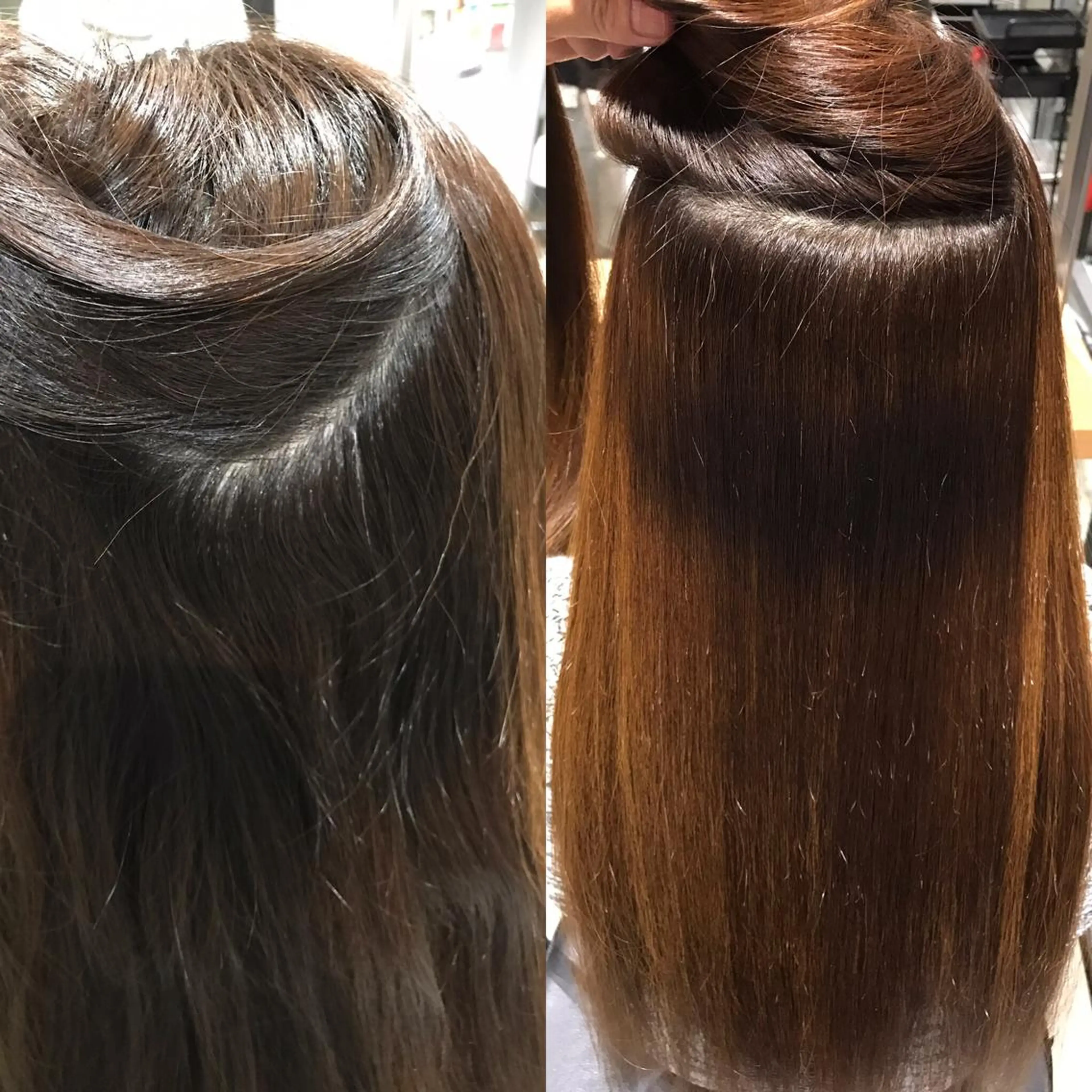 ロング パーマ 濱岡 恭子のヘアスタイル