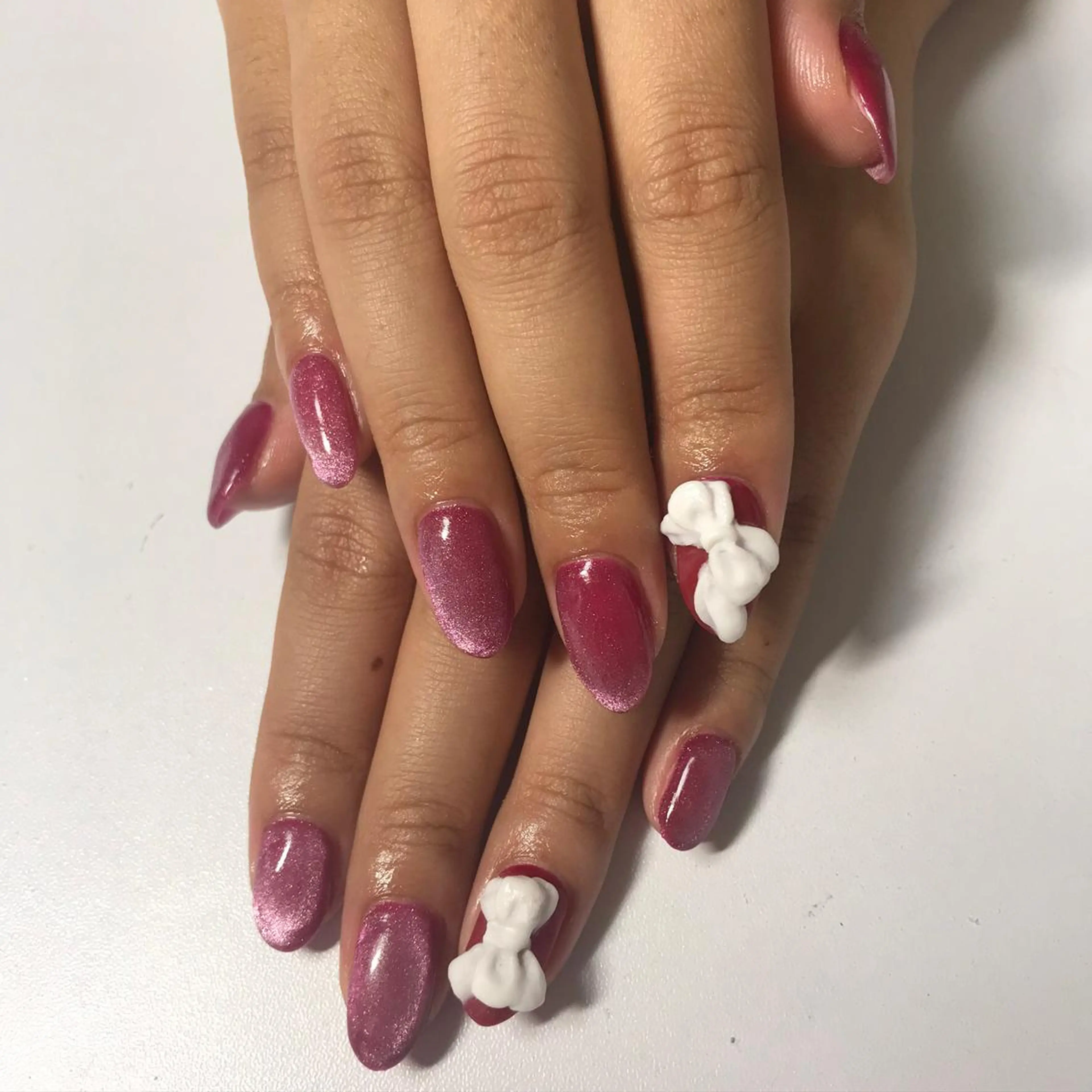 ネイル アートネイル マグネットネイル BINERVA nail salonのネイルデザイン