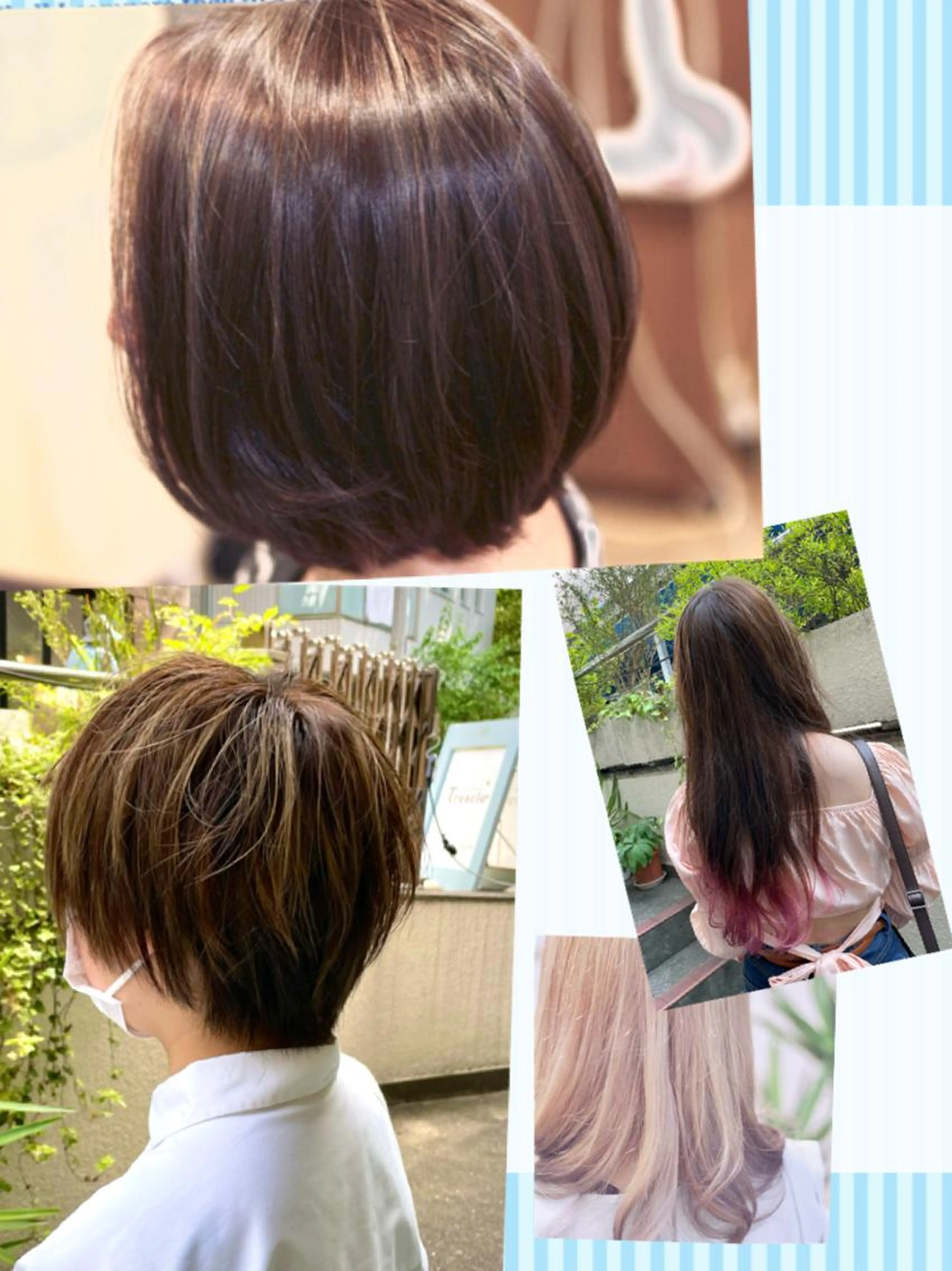 ハイライト(ブリーチOK)   ※脱色のみのメニューです。ハイライト後にカラーをご希望の方は＋オンカラーをお選びくださいの写真