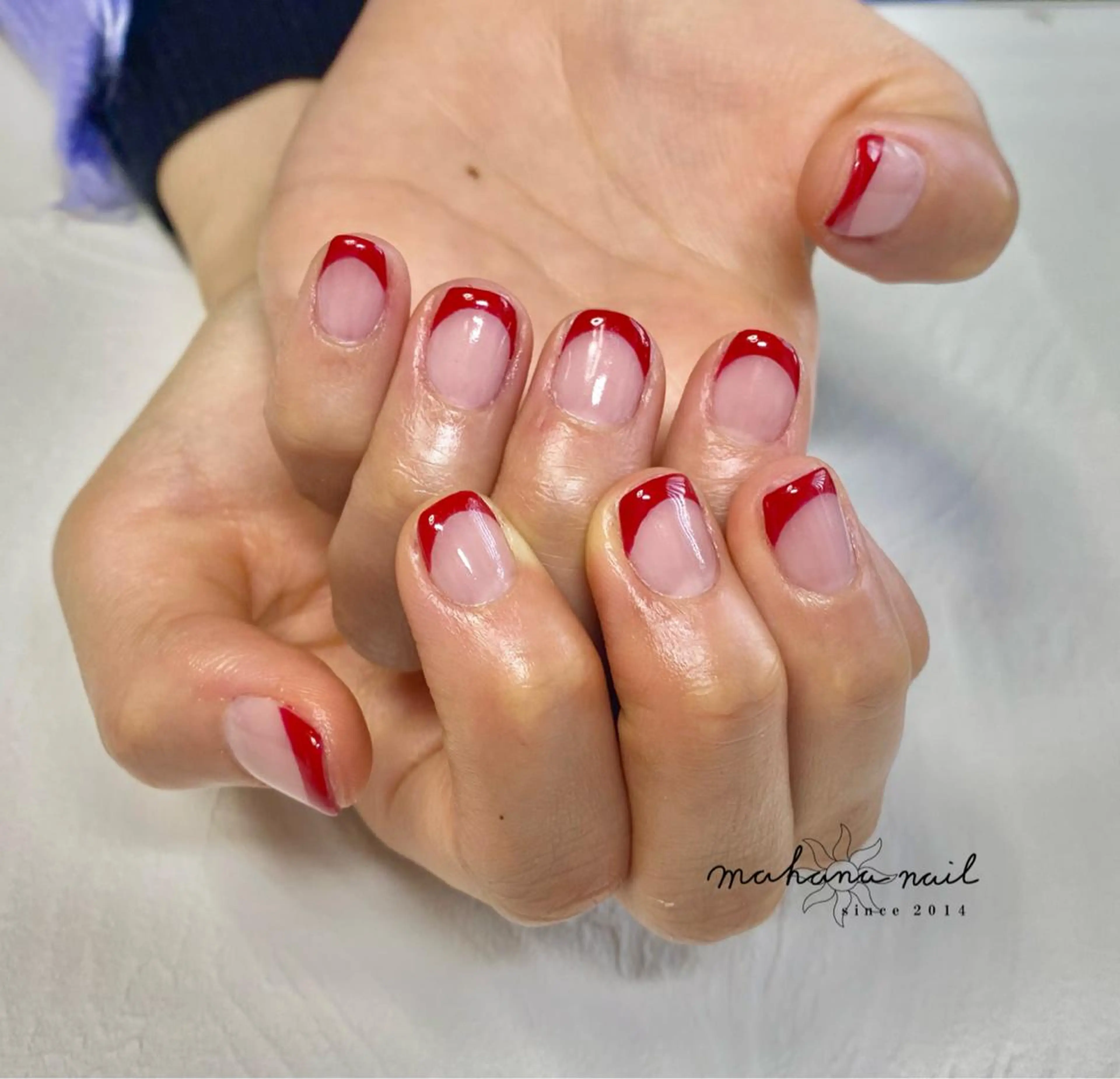 ネイル フレンチネイル mahana nailのネイルデザイン