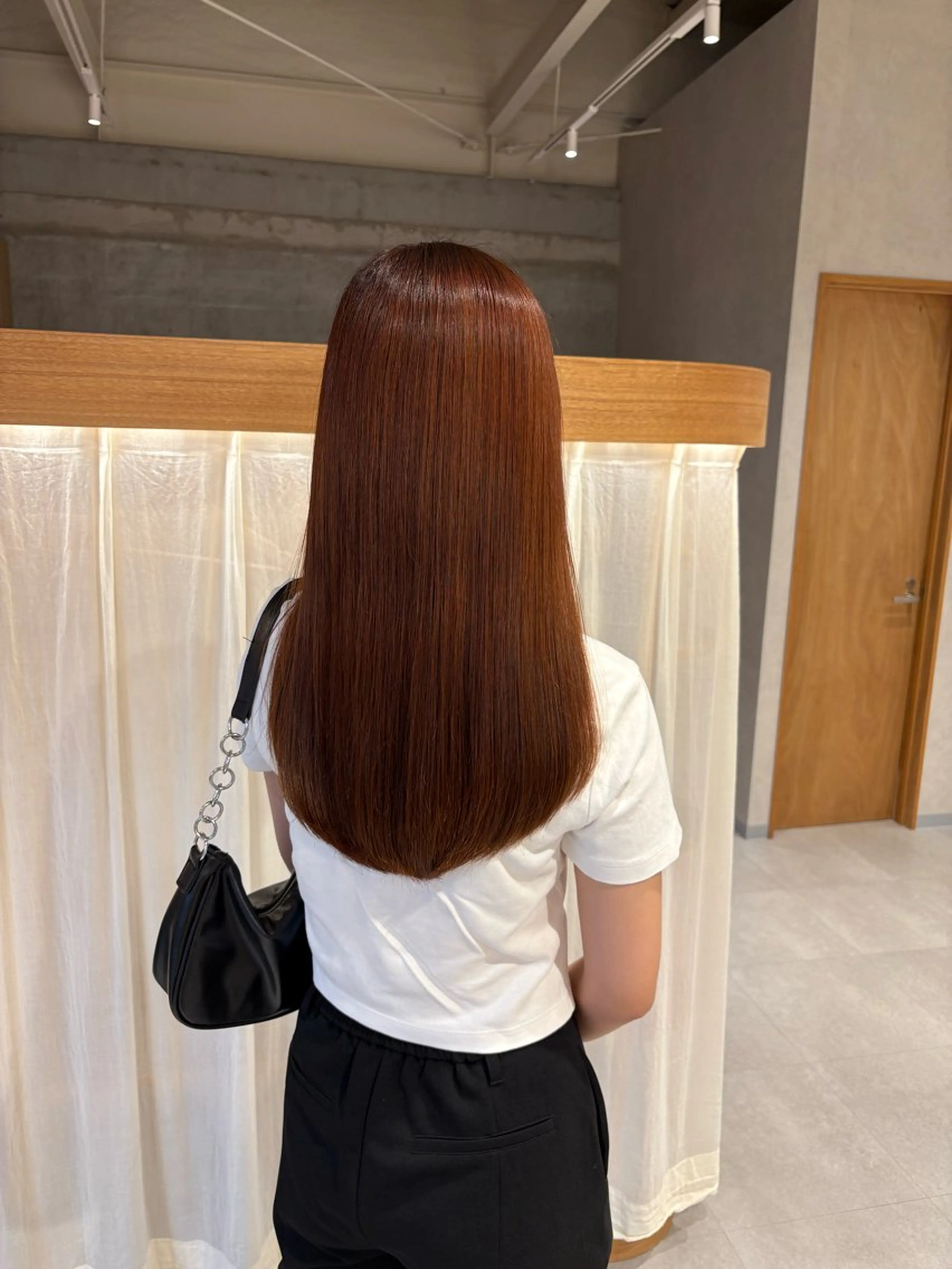 ロング カラー カット ヘアカラー トリートメント runru /muku.のヘアスタイル