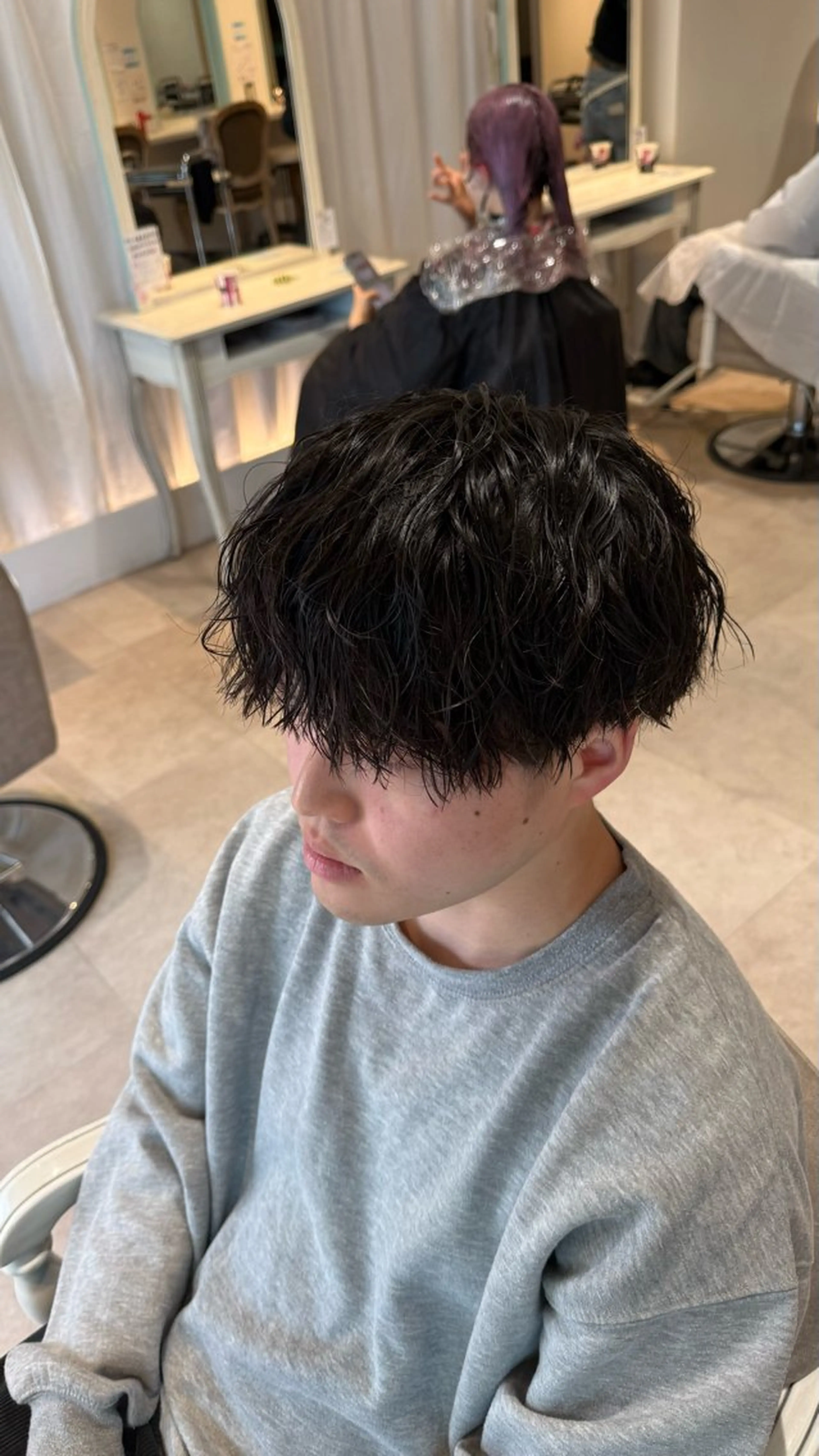 メンズ メンズパーマ カット パーマ CreBiA -Rukiya-のヘアスタイル