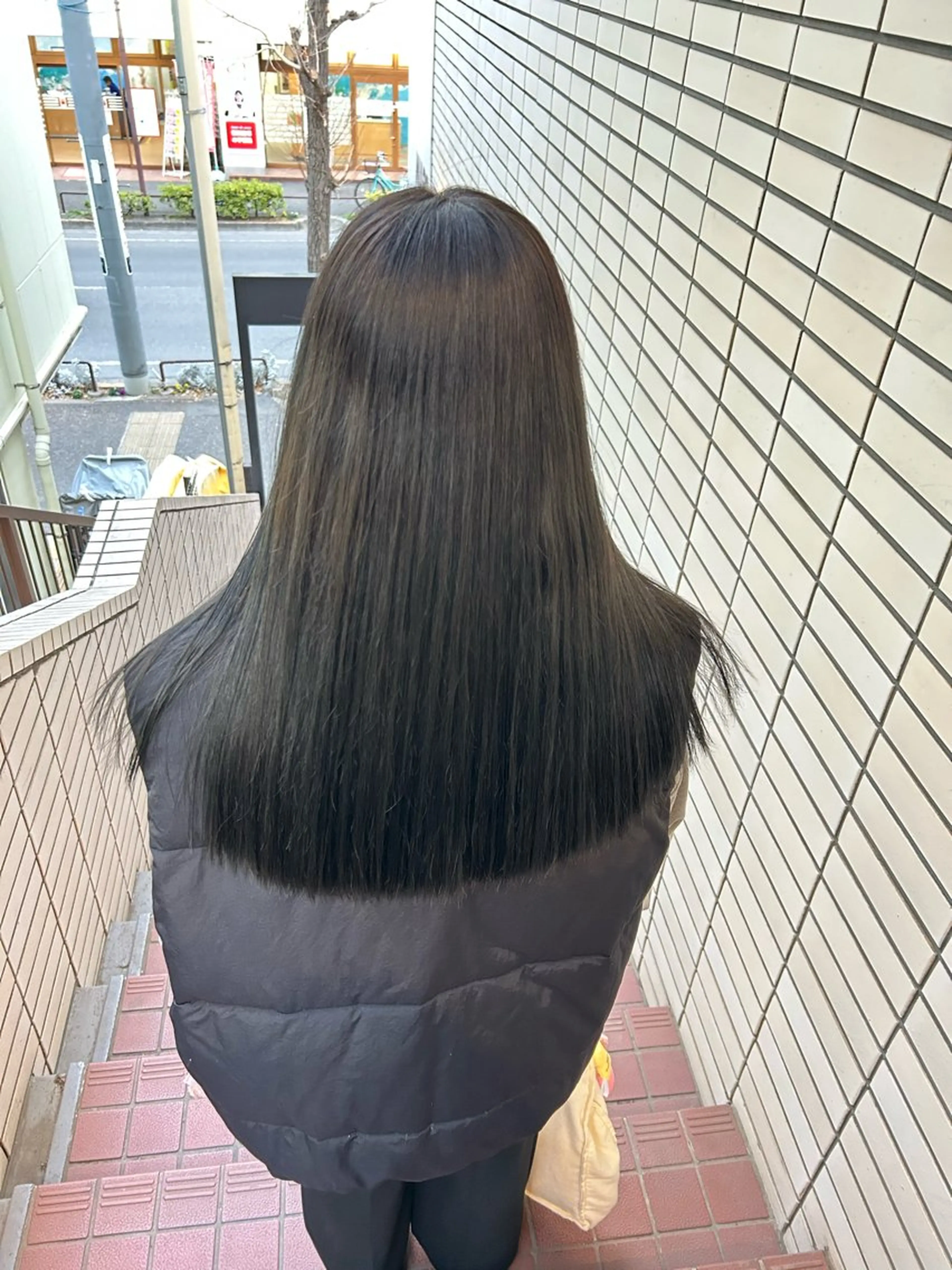 ロング 艶カラー/レイヤー /メンズ/マツエクのヘアスタイル