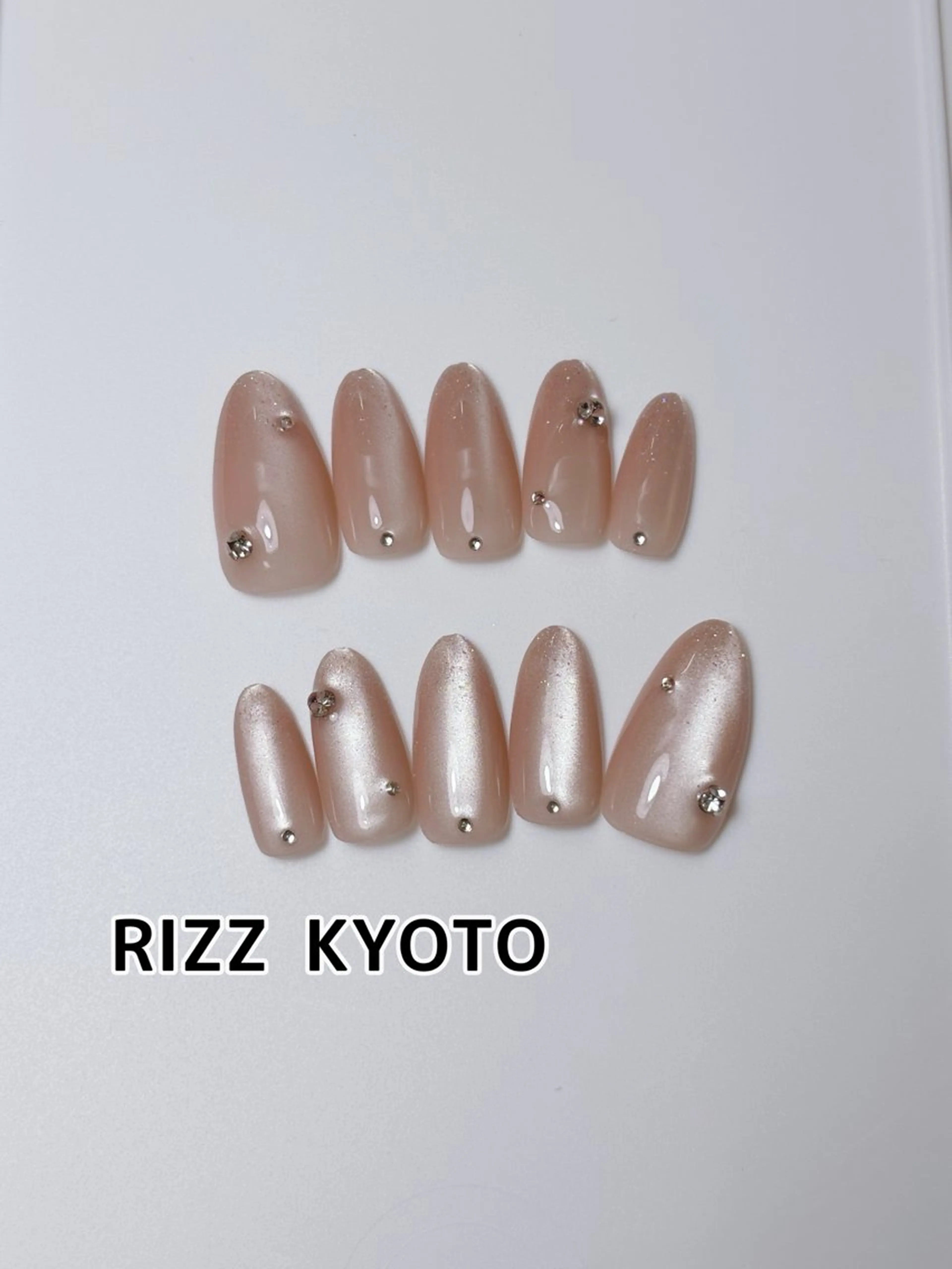 ネイル ネイルチップ ハンドネイル RIZZ KYOTO ゆうのネイルデザイン