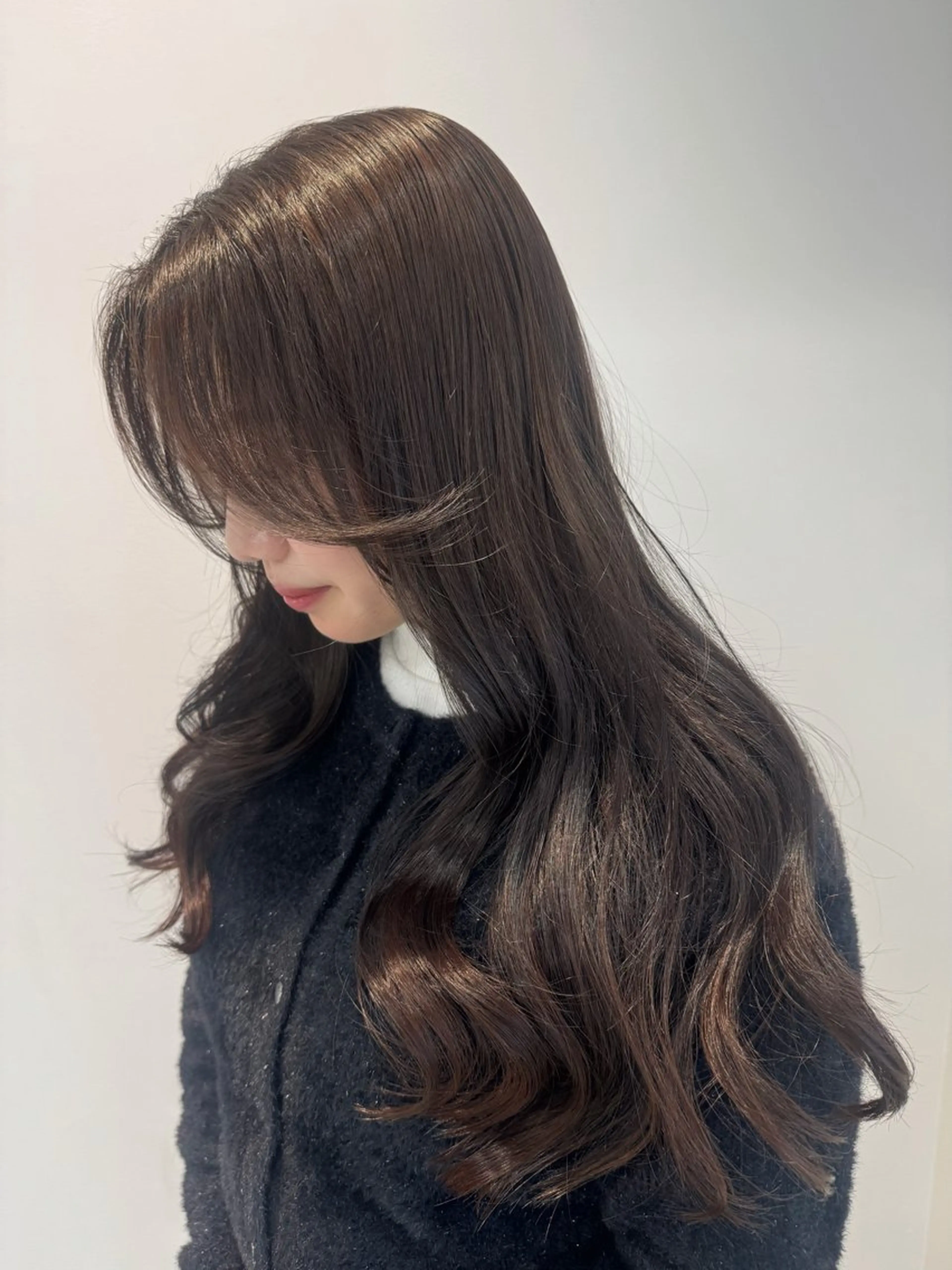 ロング カラー リアル上品盛れ/ 韓国ヘア/モモ/横浜のヘアスタイル