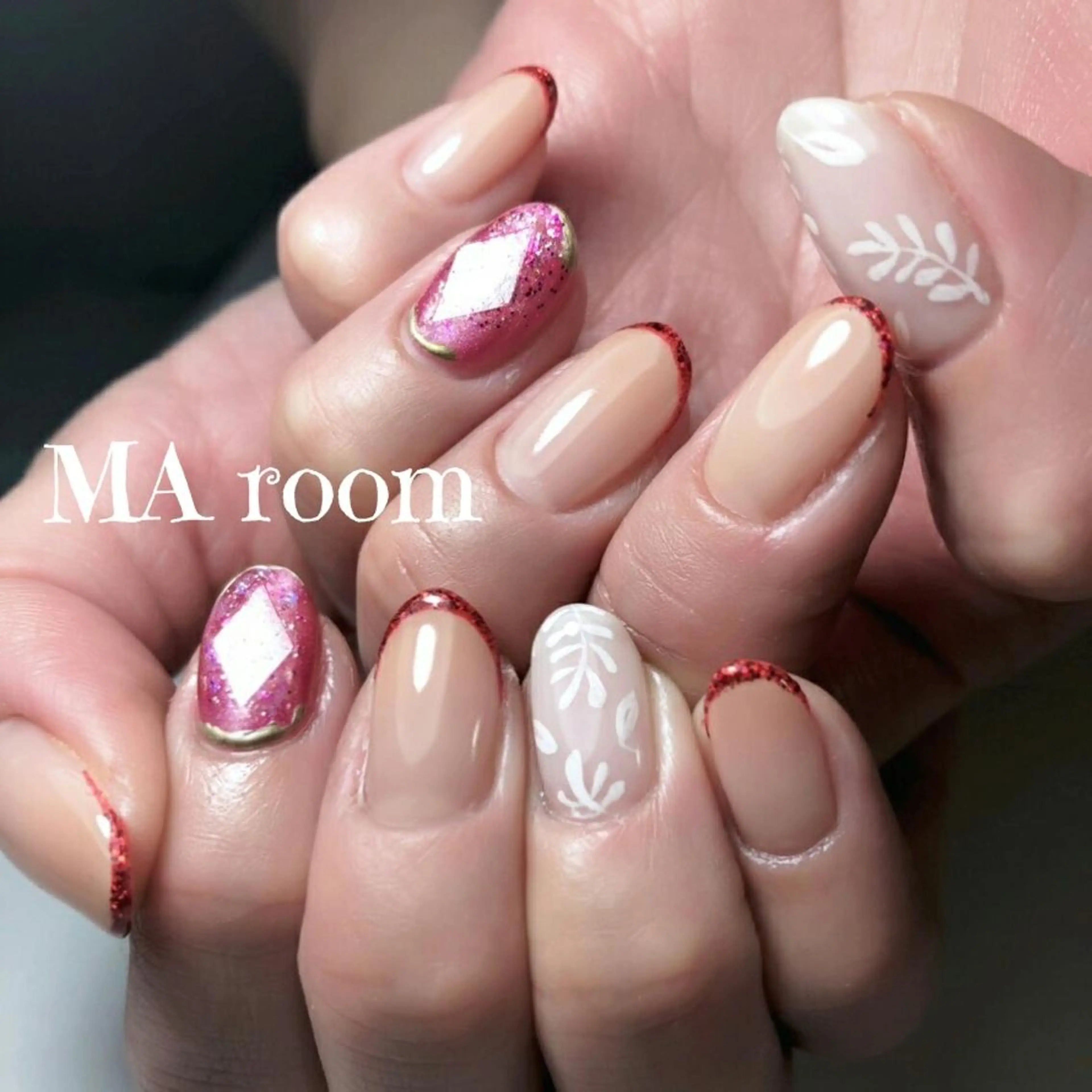ロング ネイル &MERCI nail maoのネイルデザイン