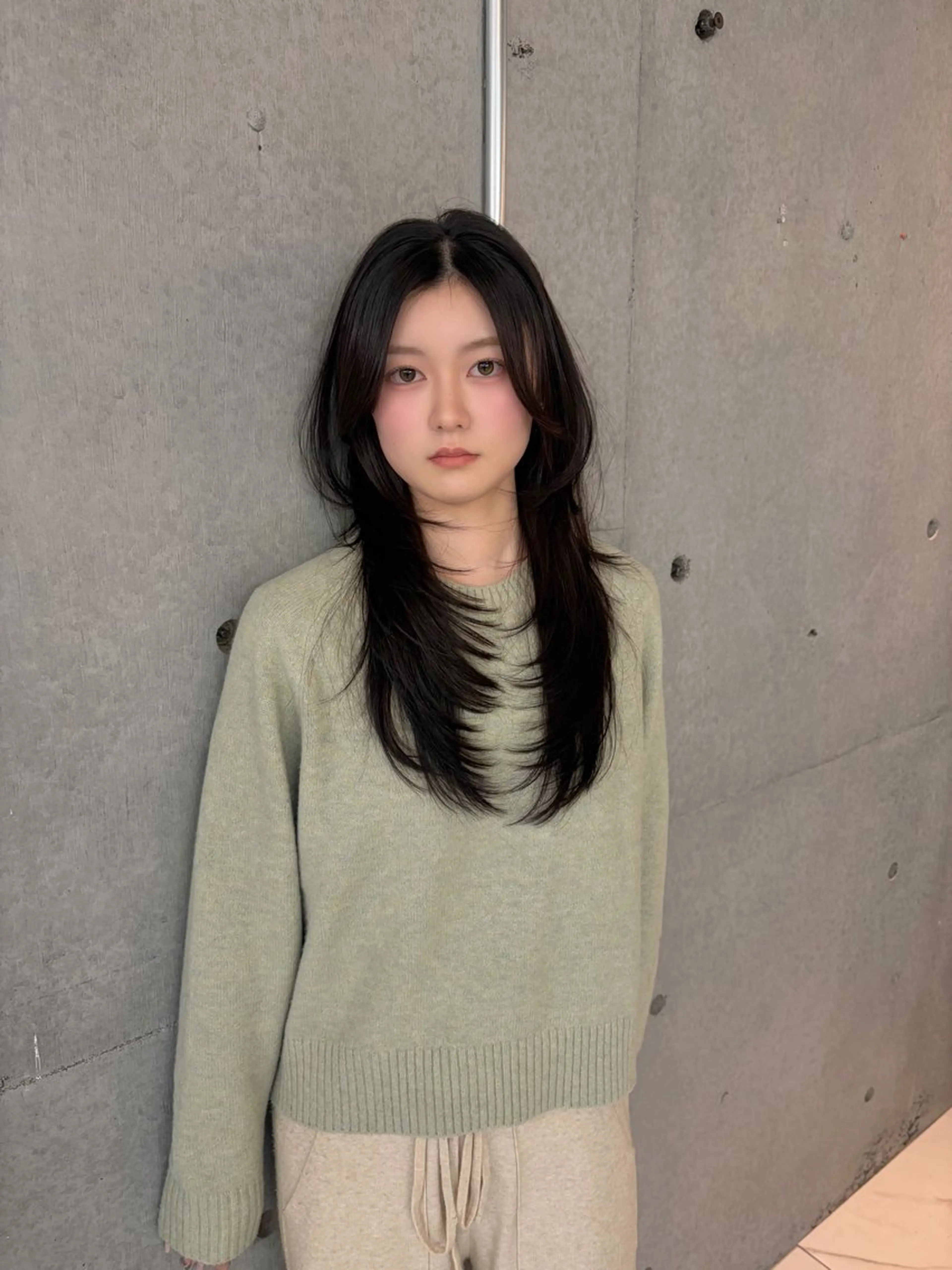 セミロング カット kusada toshiのヘアスタイル