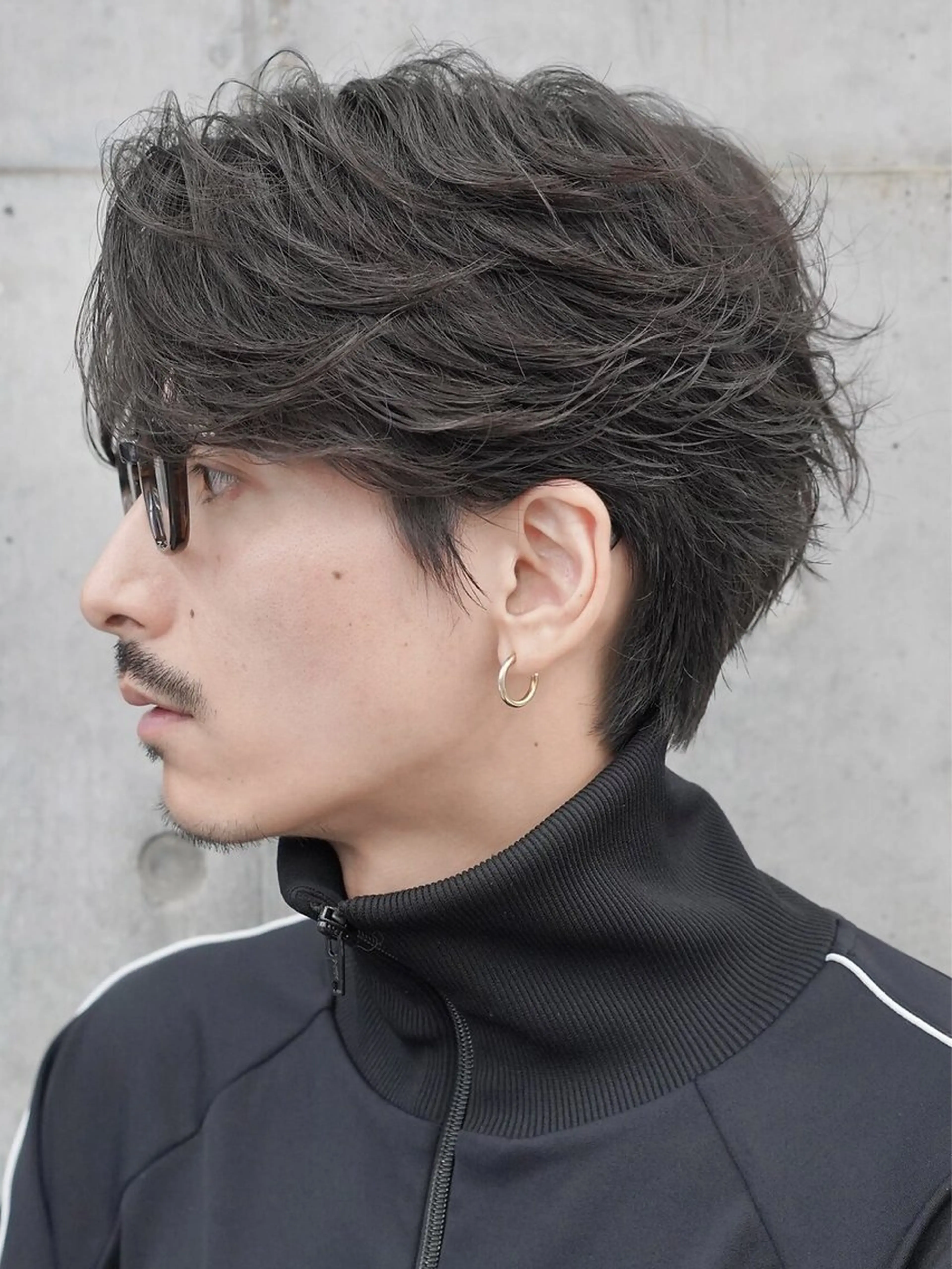 ショート カラー パーマ ヘアアレンジ メンズ カット パーマ fifth 窪田潤平のヘアスタイル