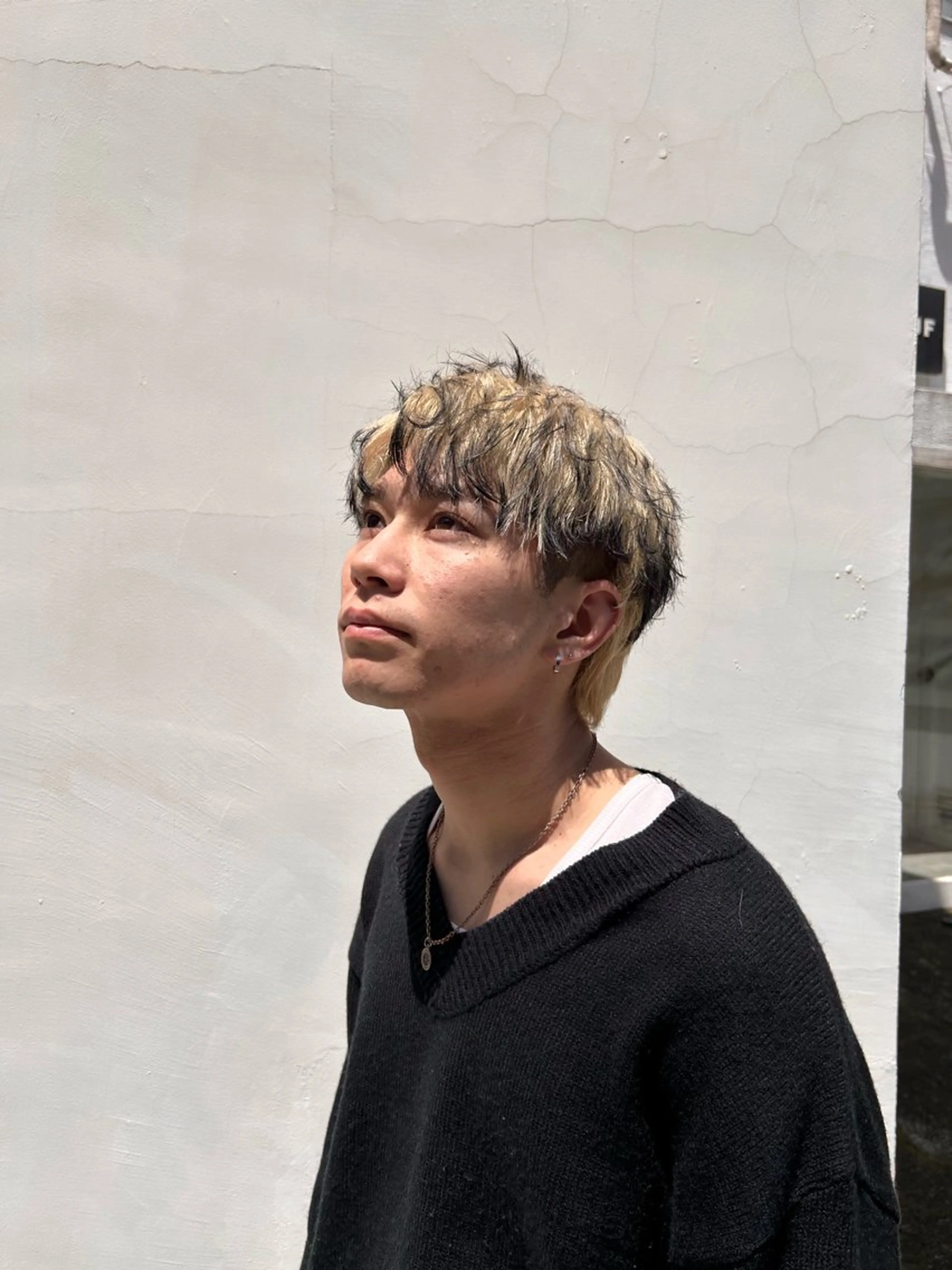 ショート カラー メンズ メンズブリーチ ブリーチ メンズバレイヤージュ 🔥メンズカット🔥のヘアスタイル