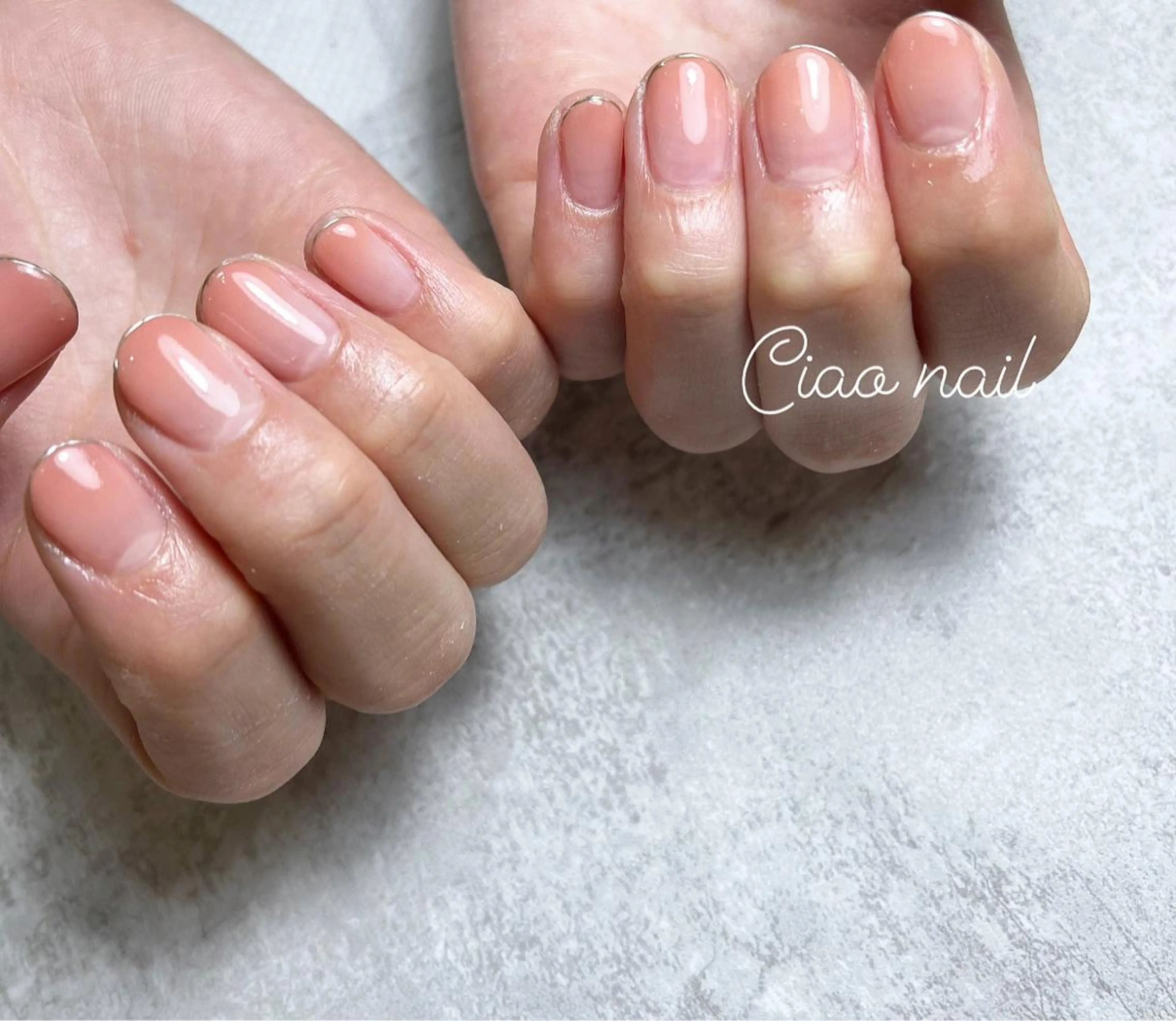 ネイル アートネイル 入学式 ジェルネイル グラデーション 卒業式 #Amin nail salonのネイルデザイン