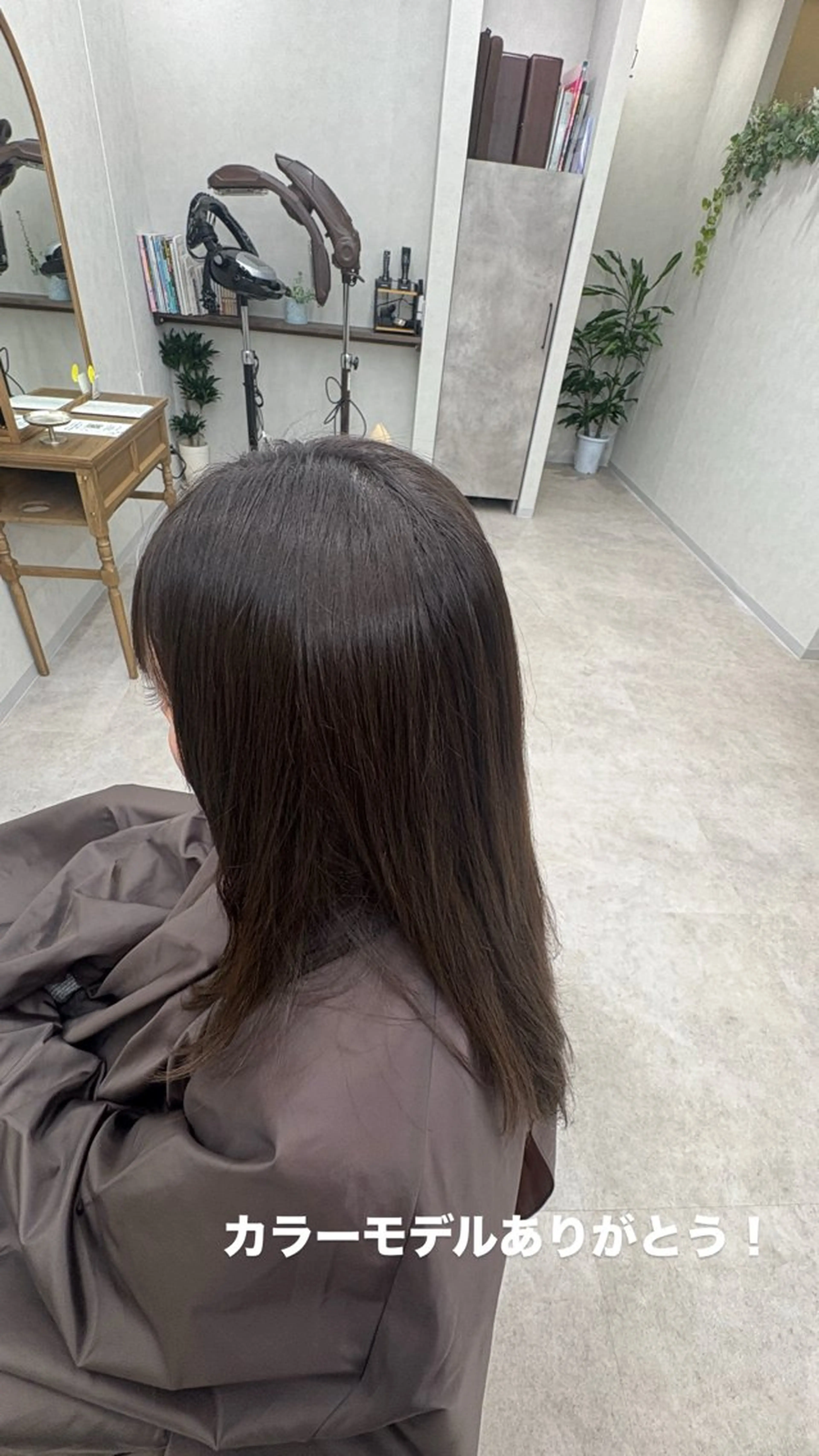 ヘアカラー 河内 結夢のヘアスタイル