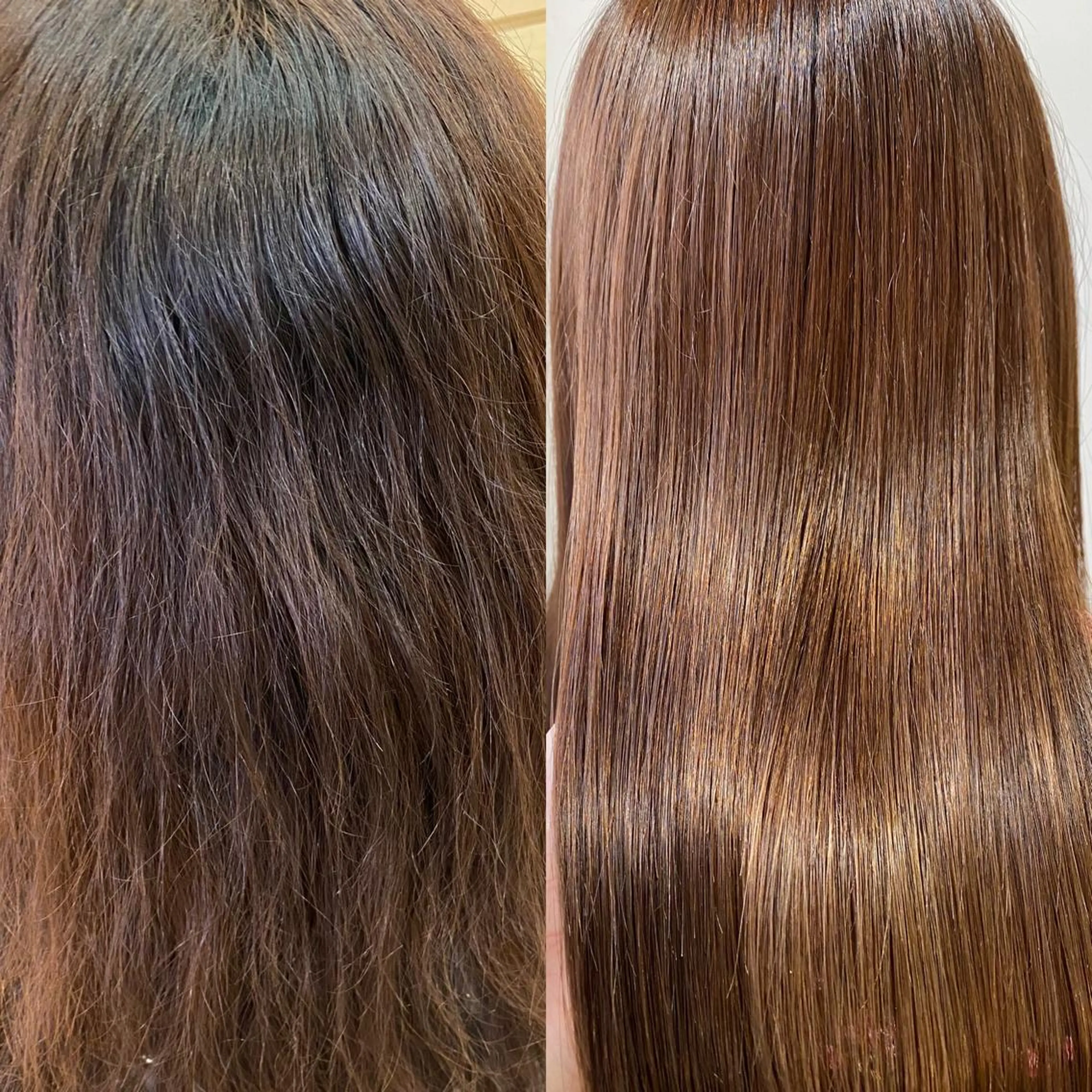 パーマ 髪質改善 縮毛矯正 酸性ストレート ストレートパーマ カット 縮毛矯正 顔まわり‎🤍小顔 カット🤍みさきのヘアスタイル