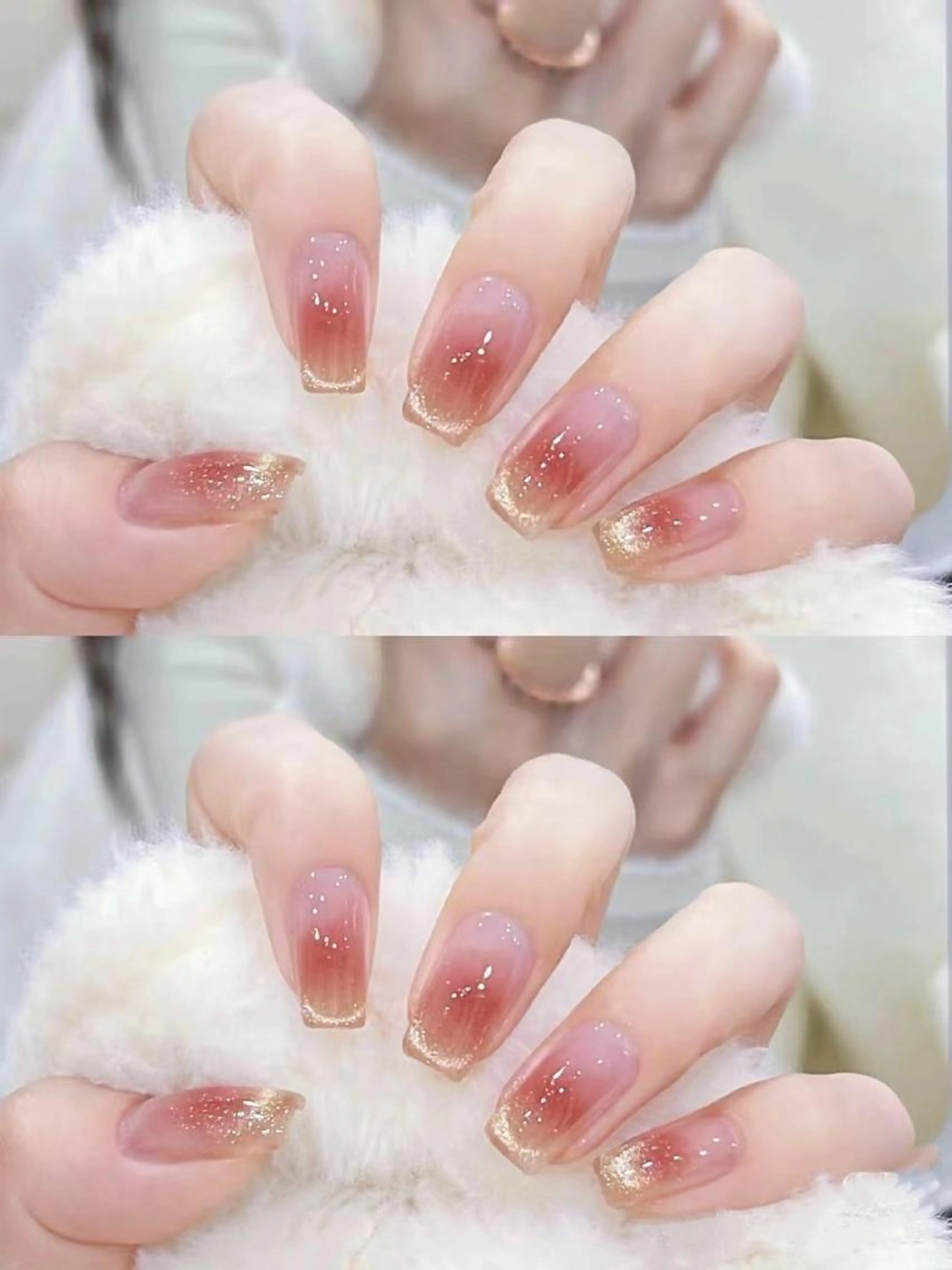 【💝長さだし】人気チークベース➕マグネット➕フレンチ【2級持ち研修】の写真