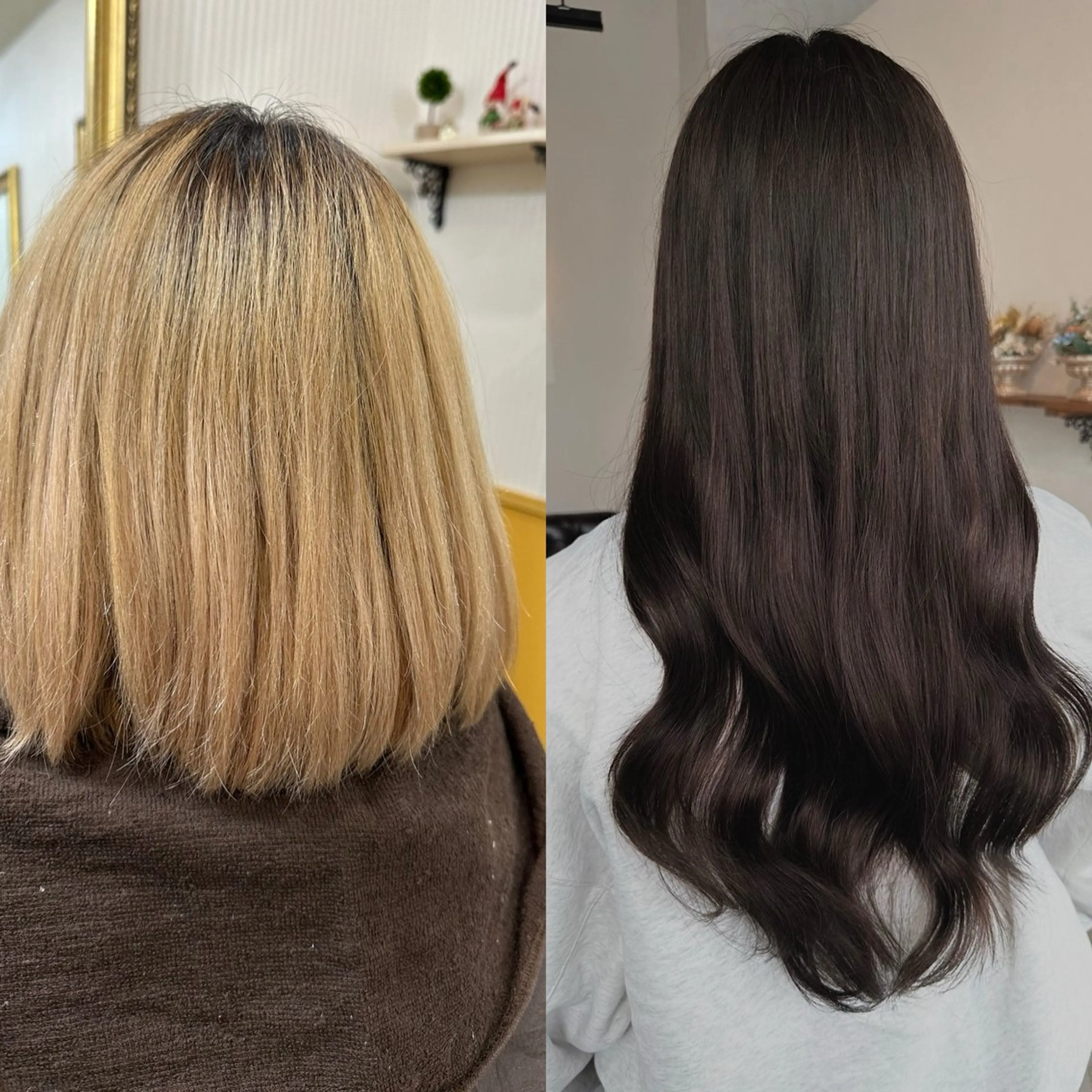 ロング ボブ エクステ ロング いの 🍏 Roomのヘアスタイル