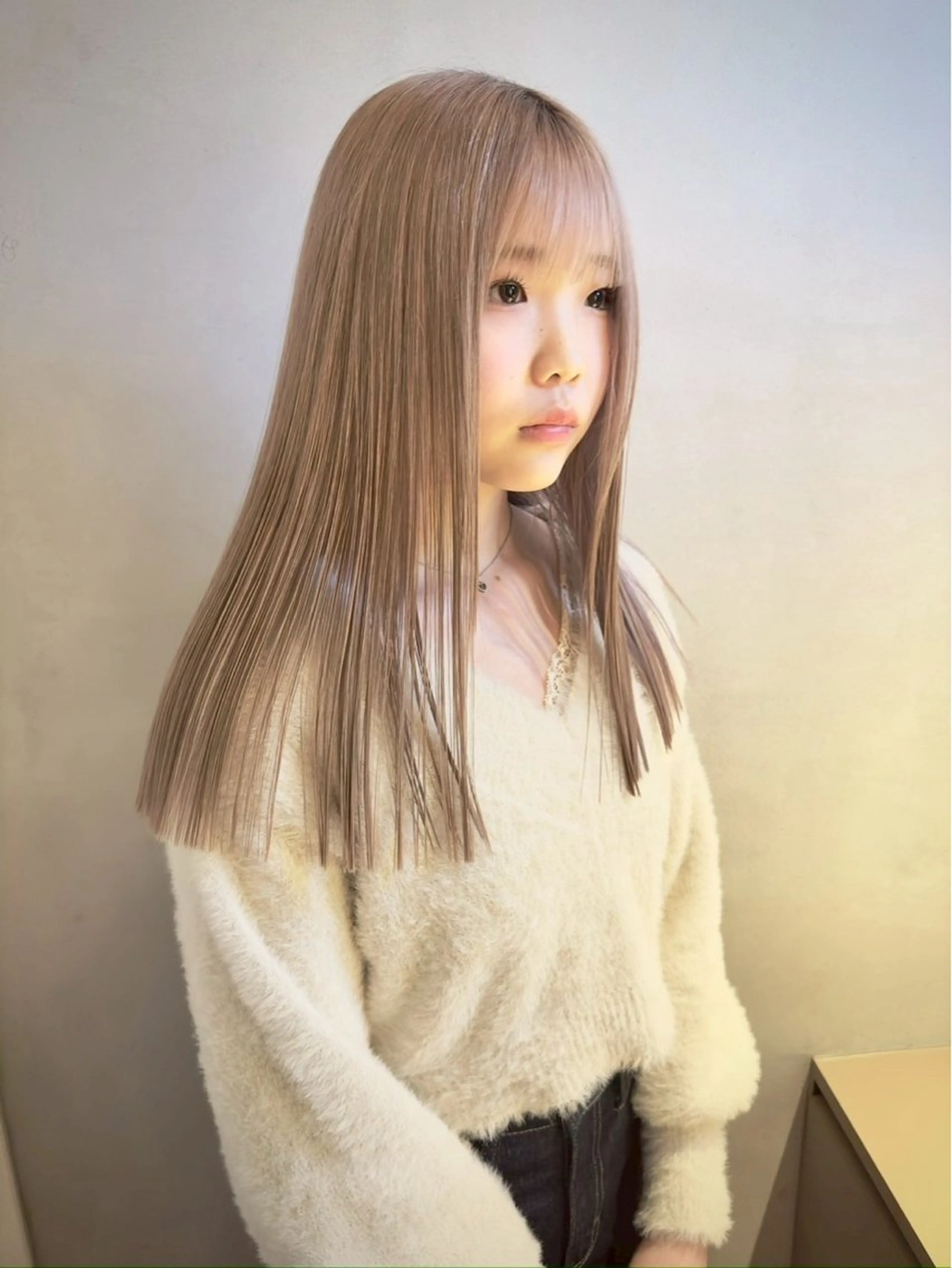 縮毛矯正履歴、黒染め履歴など複雑履歴の方へ💡エフェクトケアブリーチ×ケアカラー×システムトリートメント/黒染め/の写真