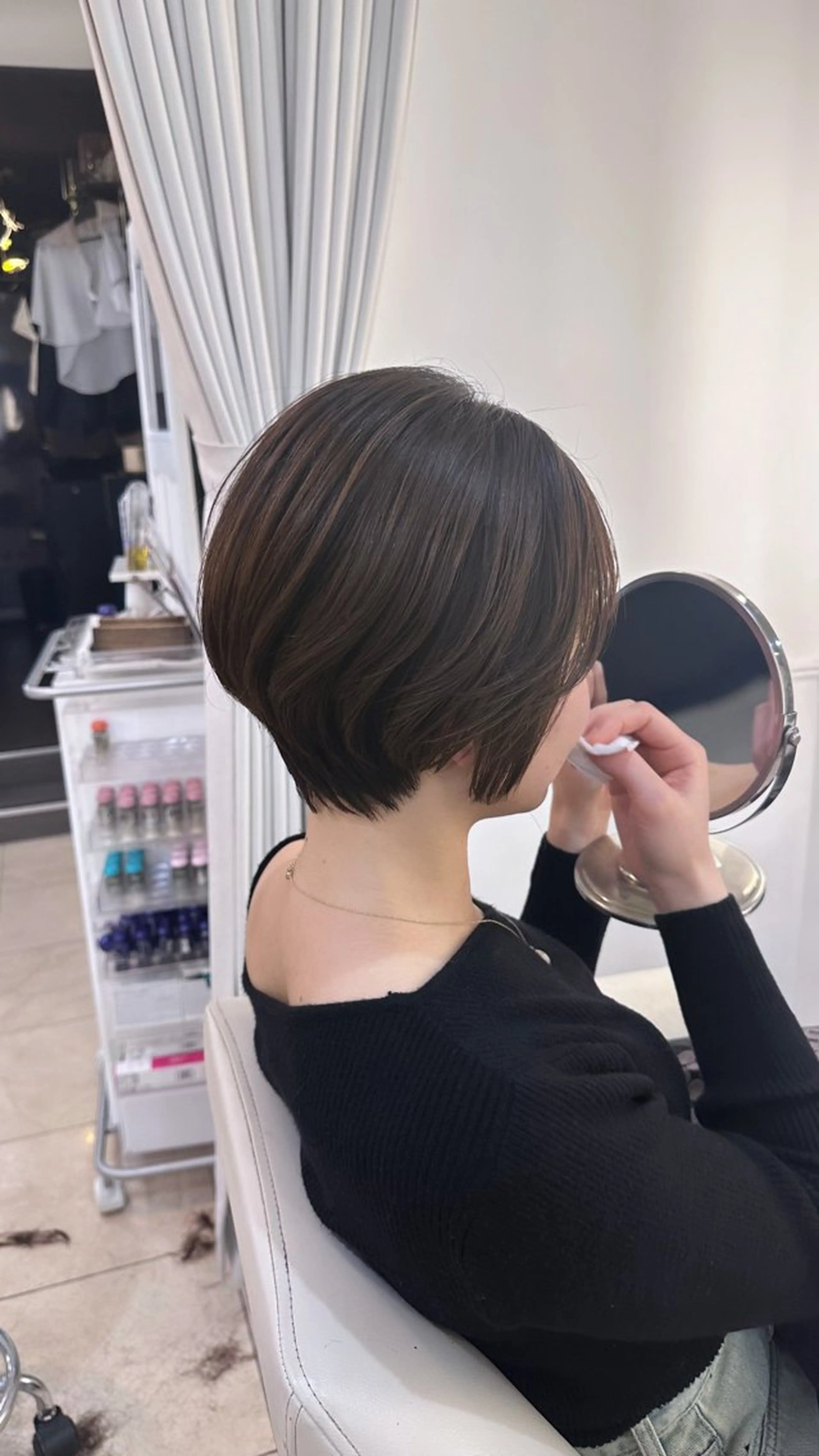 ショート くびれヘア ショートヘア mio/【日本橋】 撮影モデルのヘアスタイル