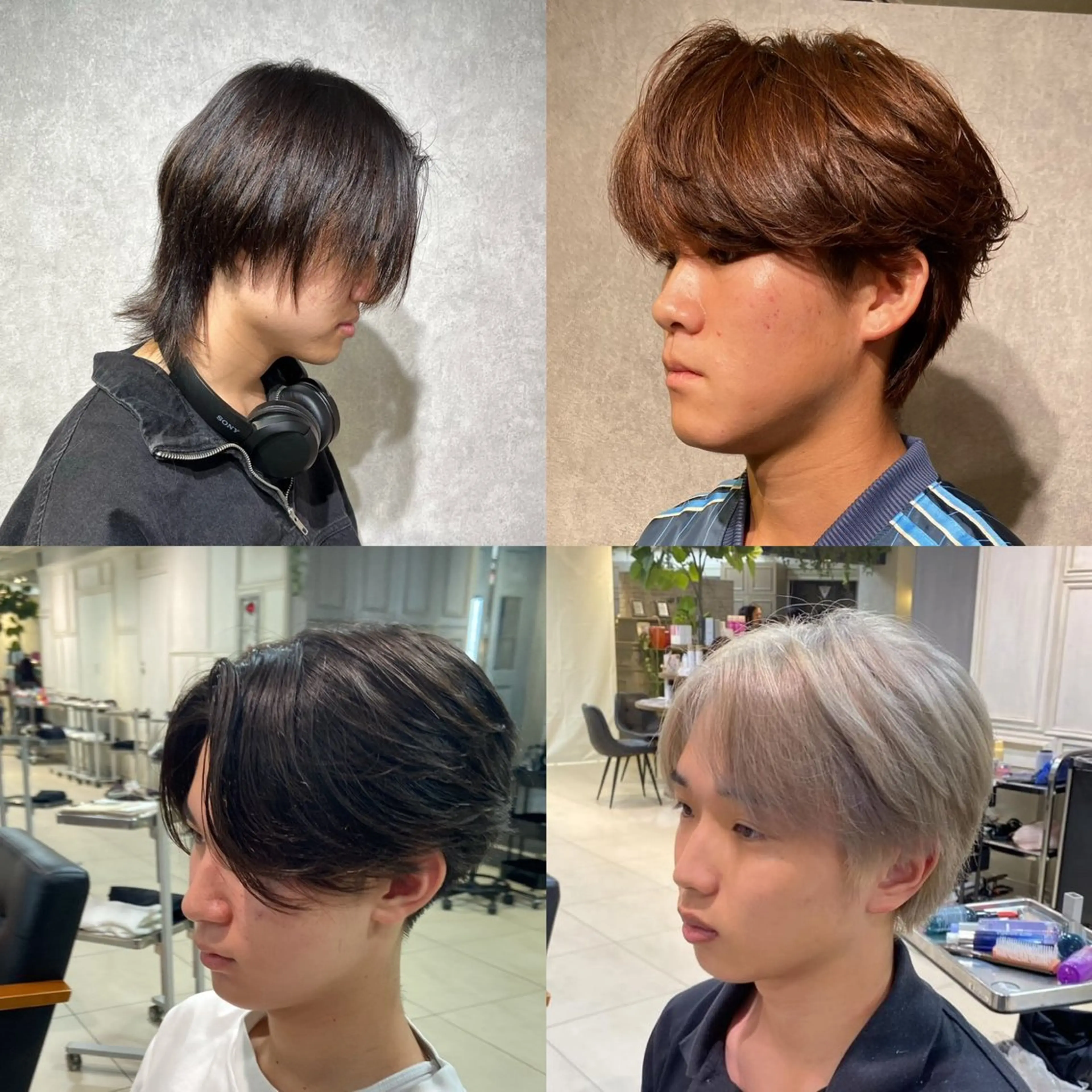 カラー パーマ メンズ センターパート ダウンパーマ メンズ韓国風 マッシュ メンズパーマ NEXTzer0 メンズカット/パーマのヘアスタイル