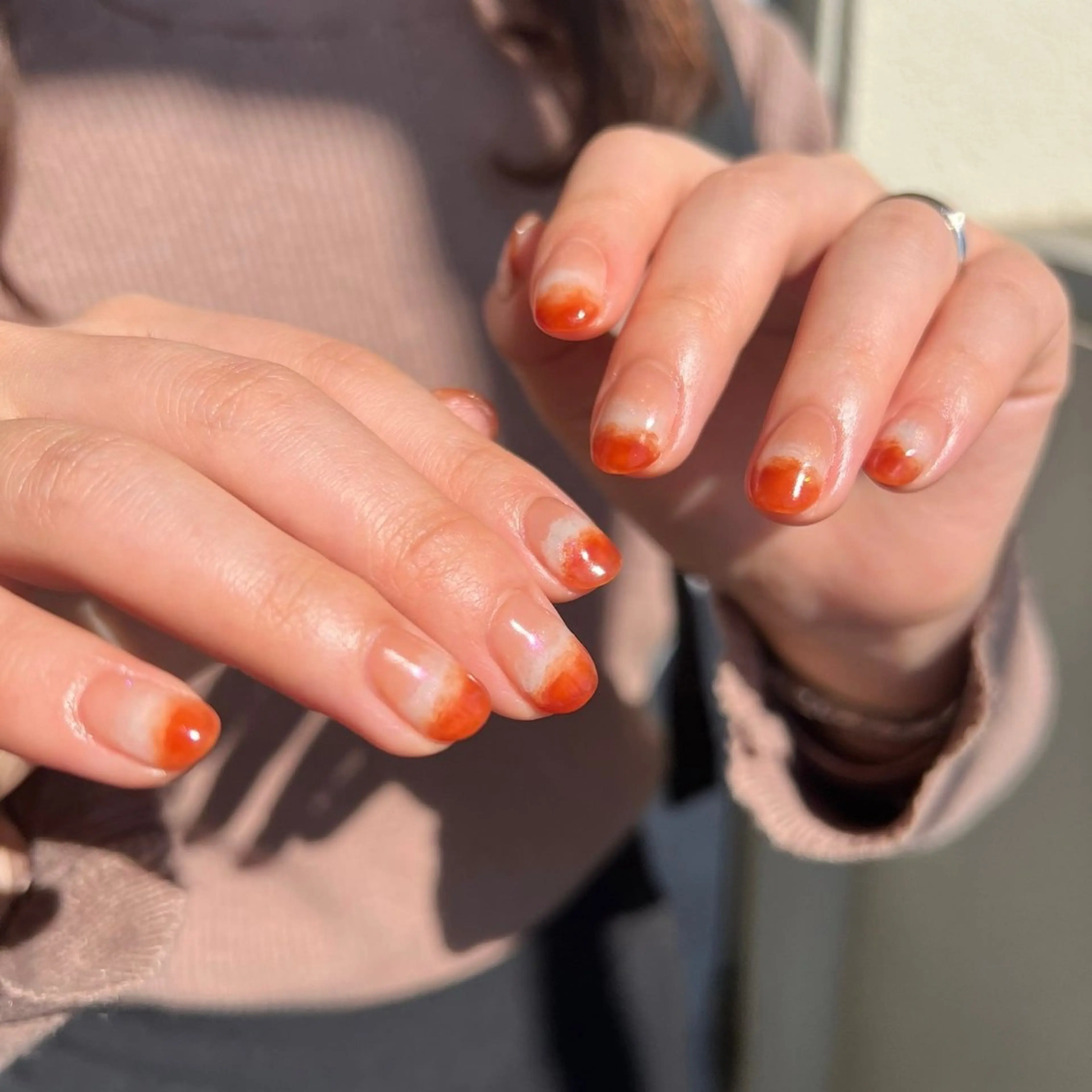 ネイル ハンドネイル YUKIMO🍎名駅 /ニュアンスのネイルデザイン