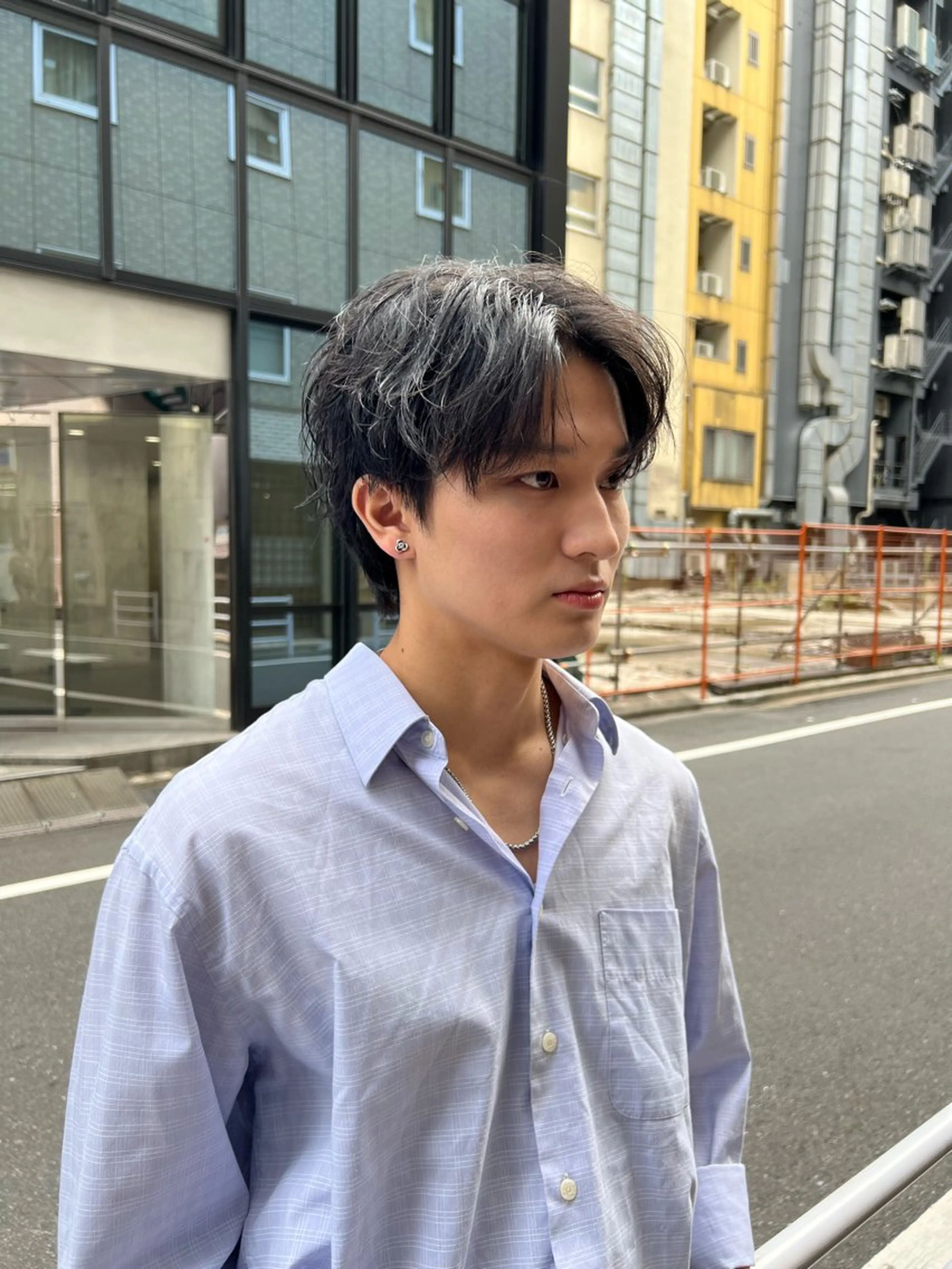 ショート パーマ メンズ カット パーマ 新井　翼/銀座 メンズお任せくださいのヘアスタイル