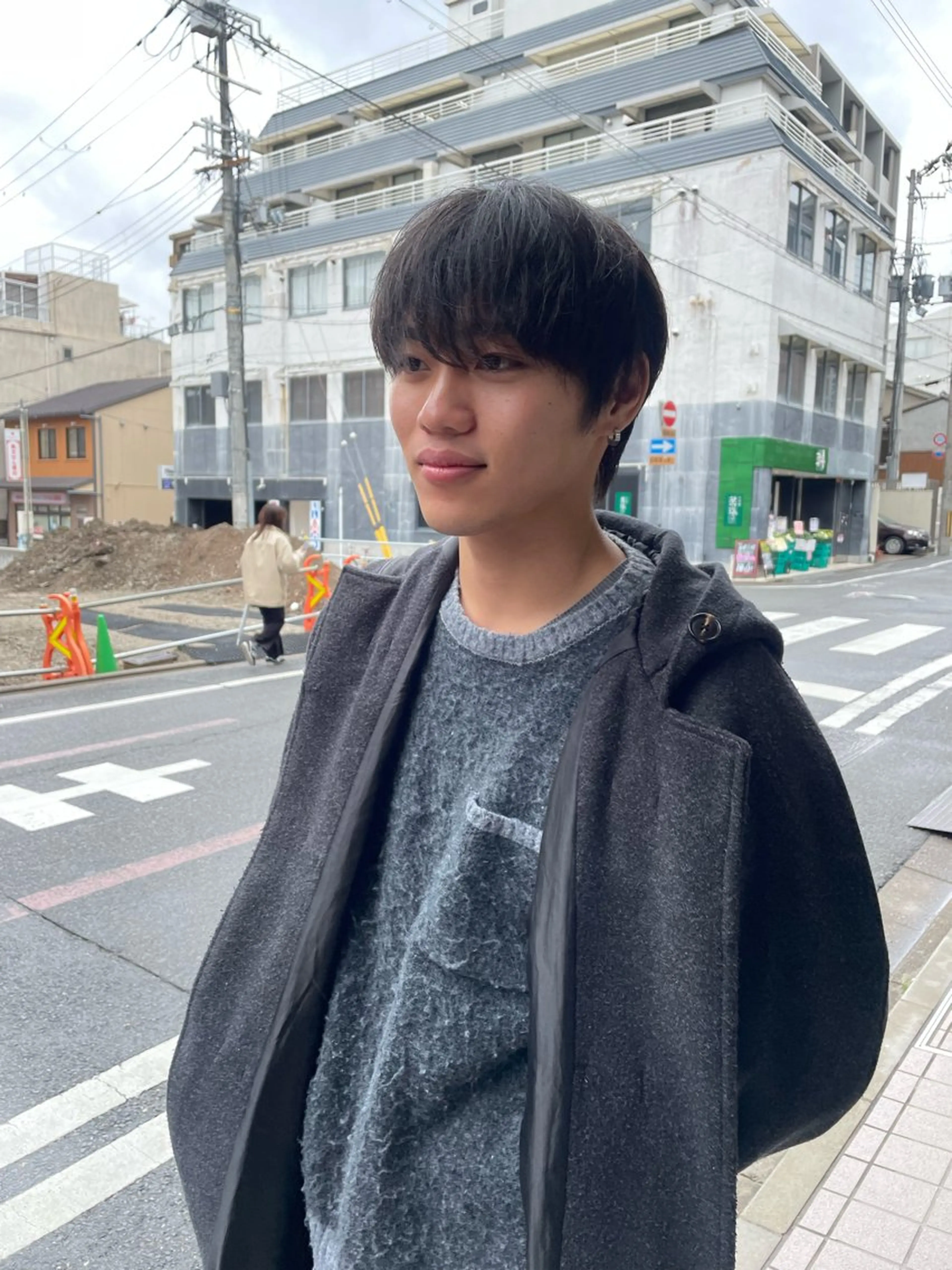 ミディアム メンズ マツダ レンのヘアスタイル