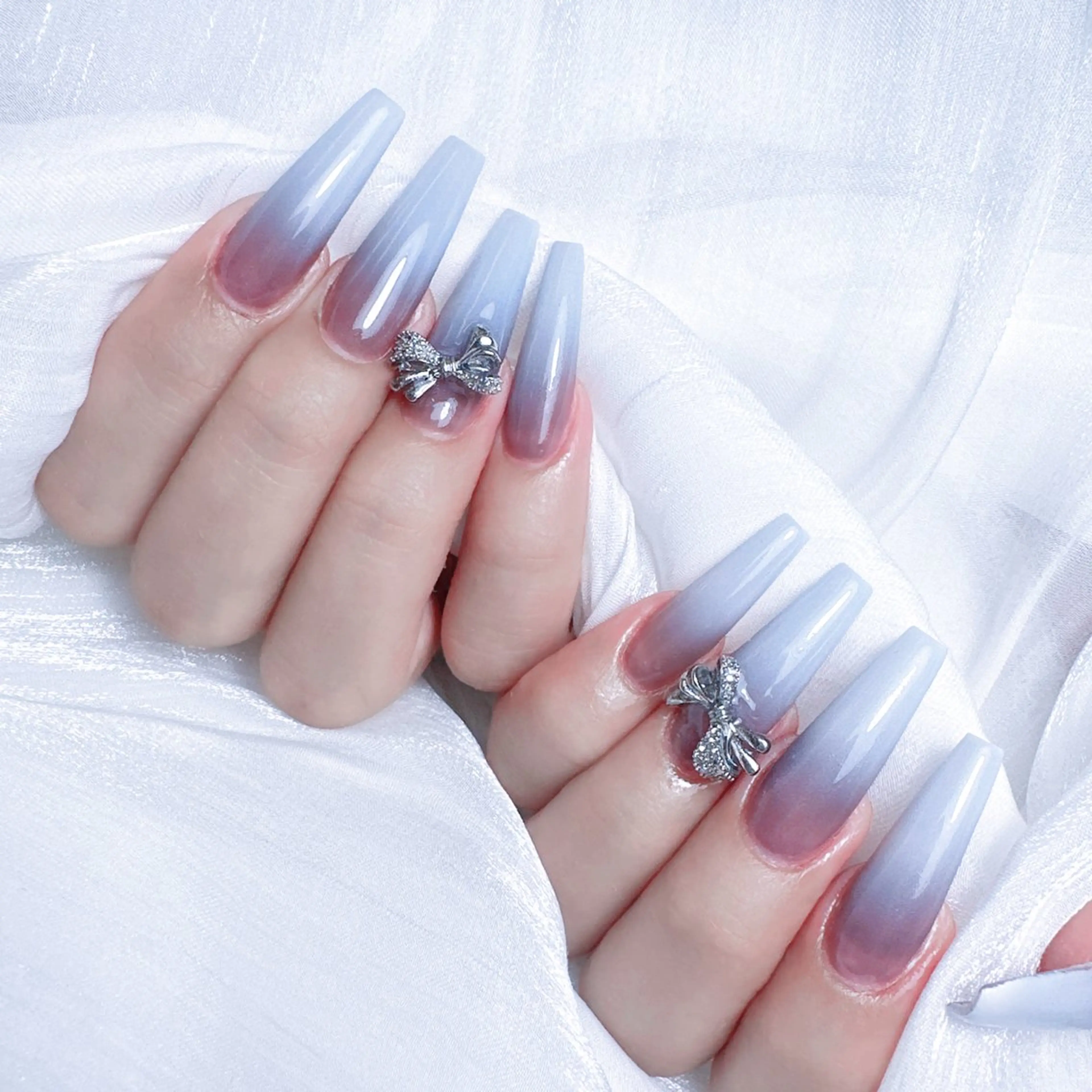 ネイル ハンドネイル M🌷nail 長さだし専門店のネイルデザイン