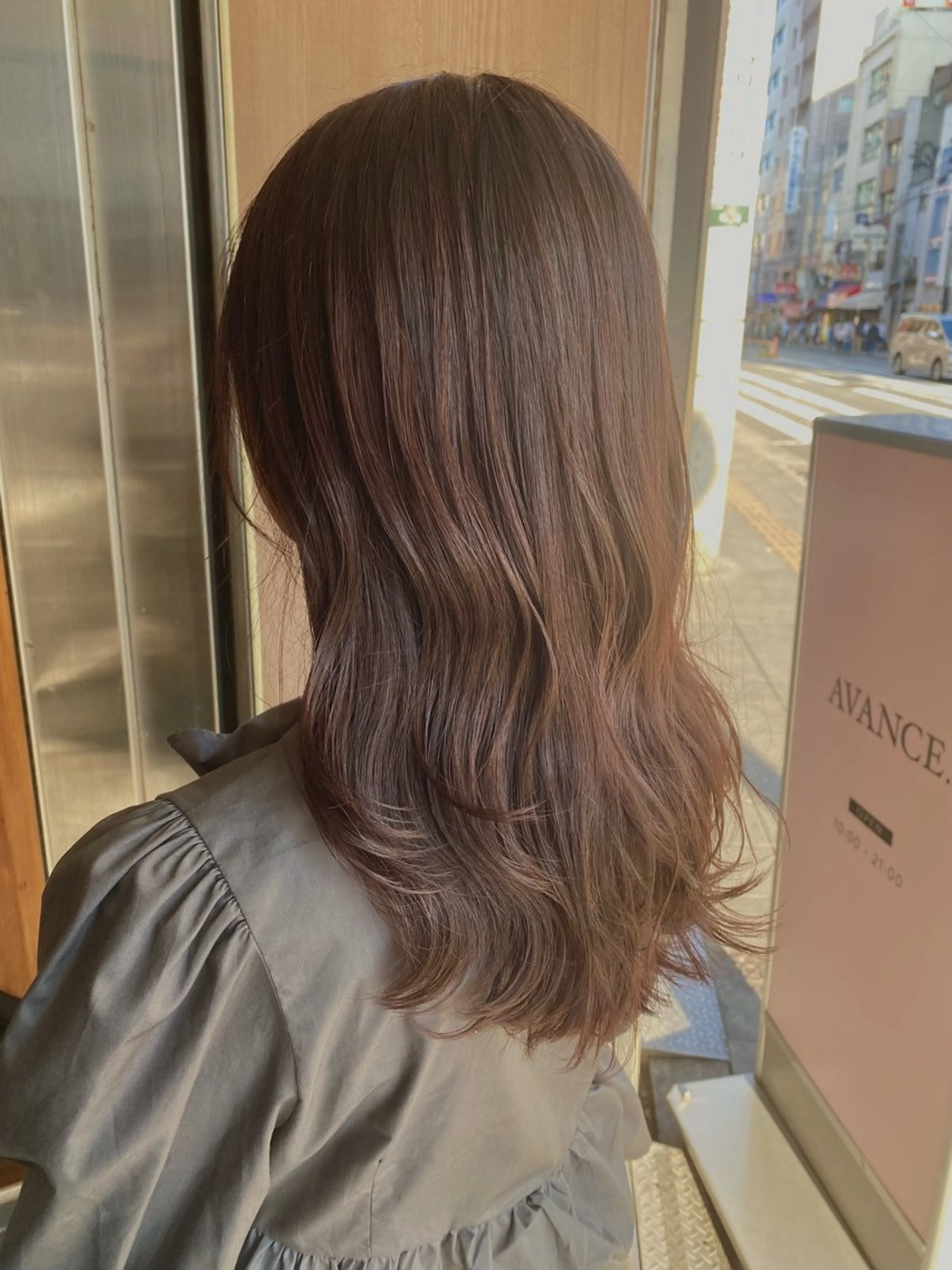 ミディアム カラー ヘアアレンジ 村上 ゆういのヘアスタイル