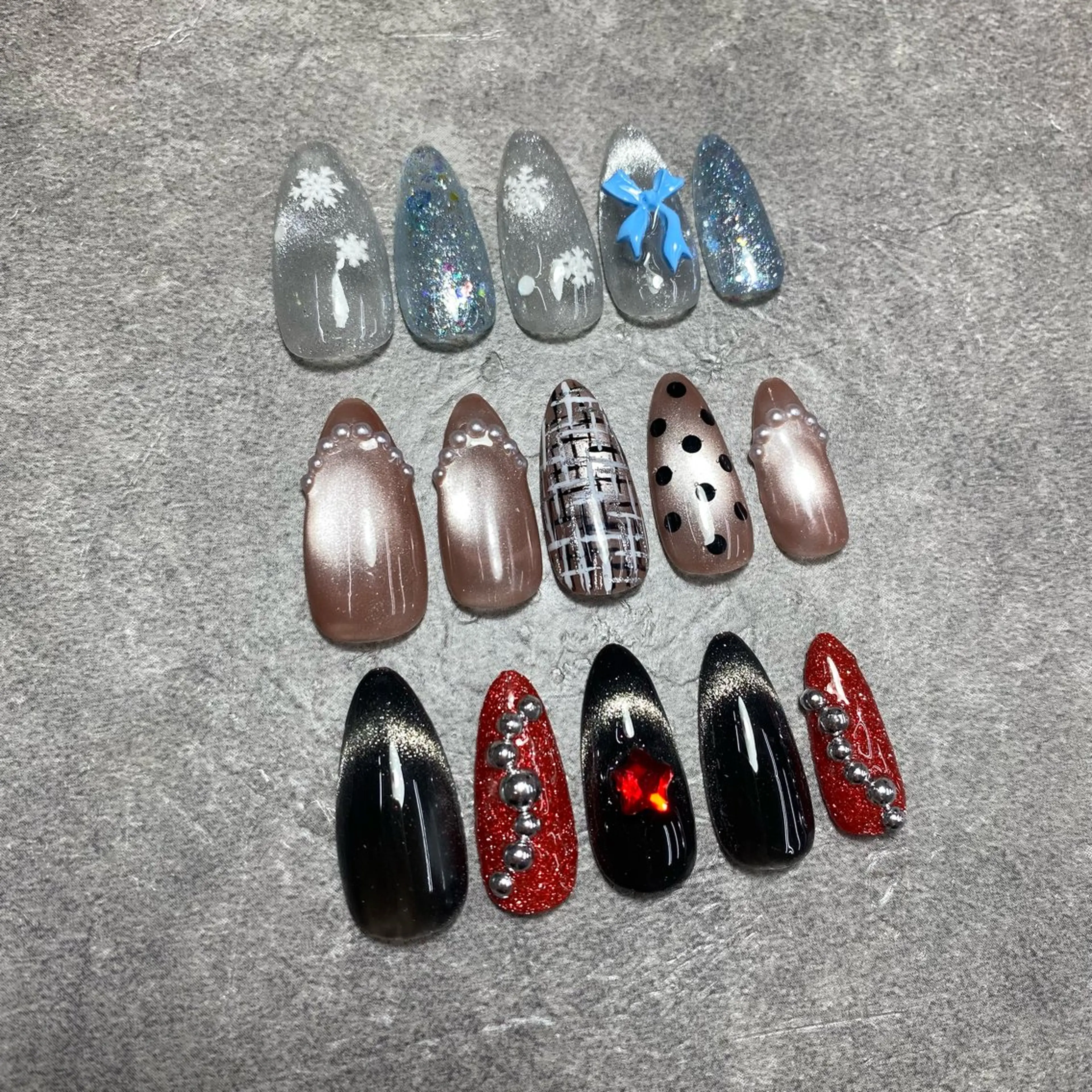 オフ込み(ソフトジェル)定額デザインネイルの写真