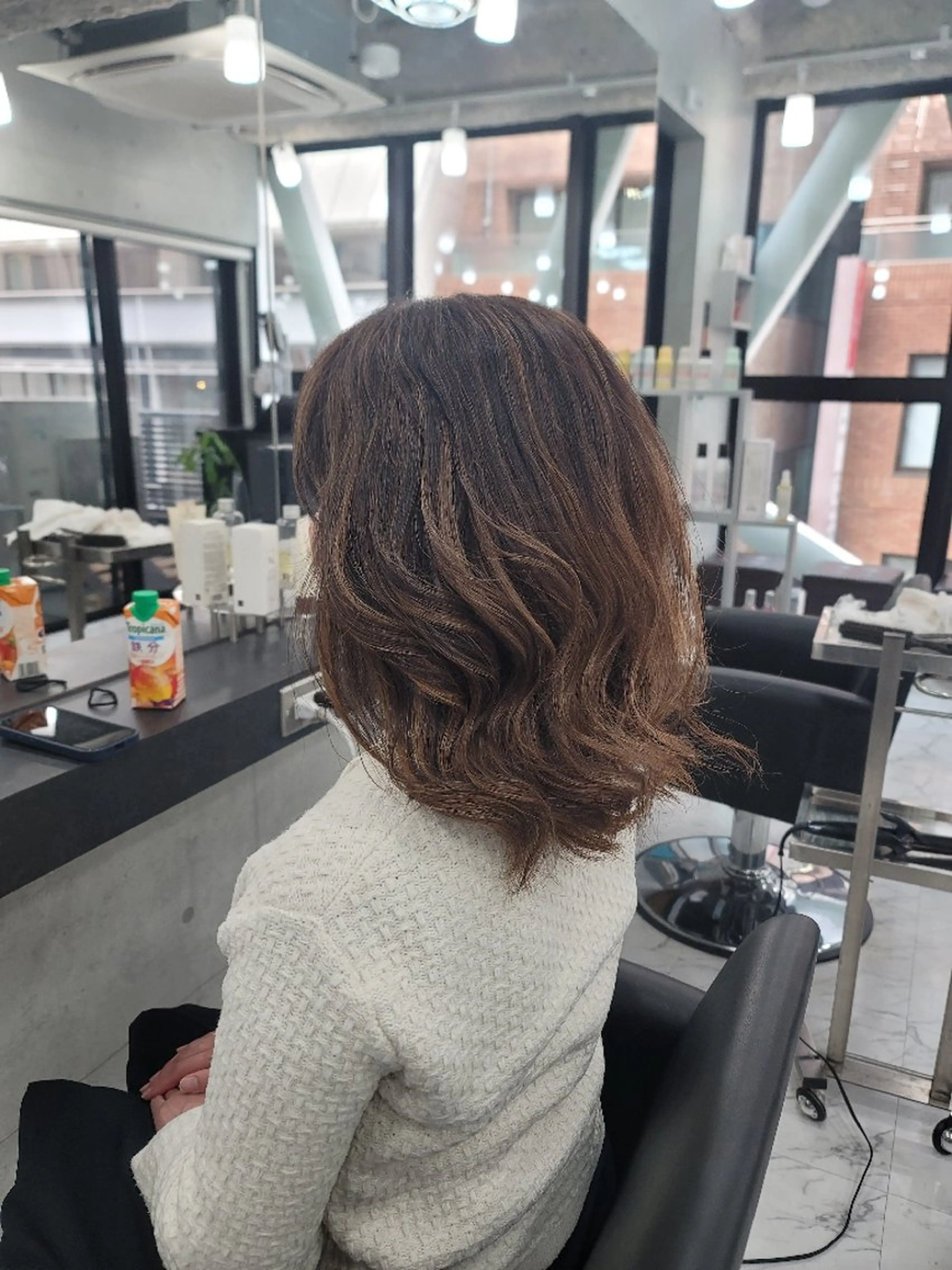 ミディアム カラー ヘアアレンジ ❇️安達 優心❇️ レイヤー/艶髪特化のヘアスタイル