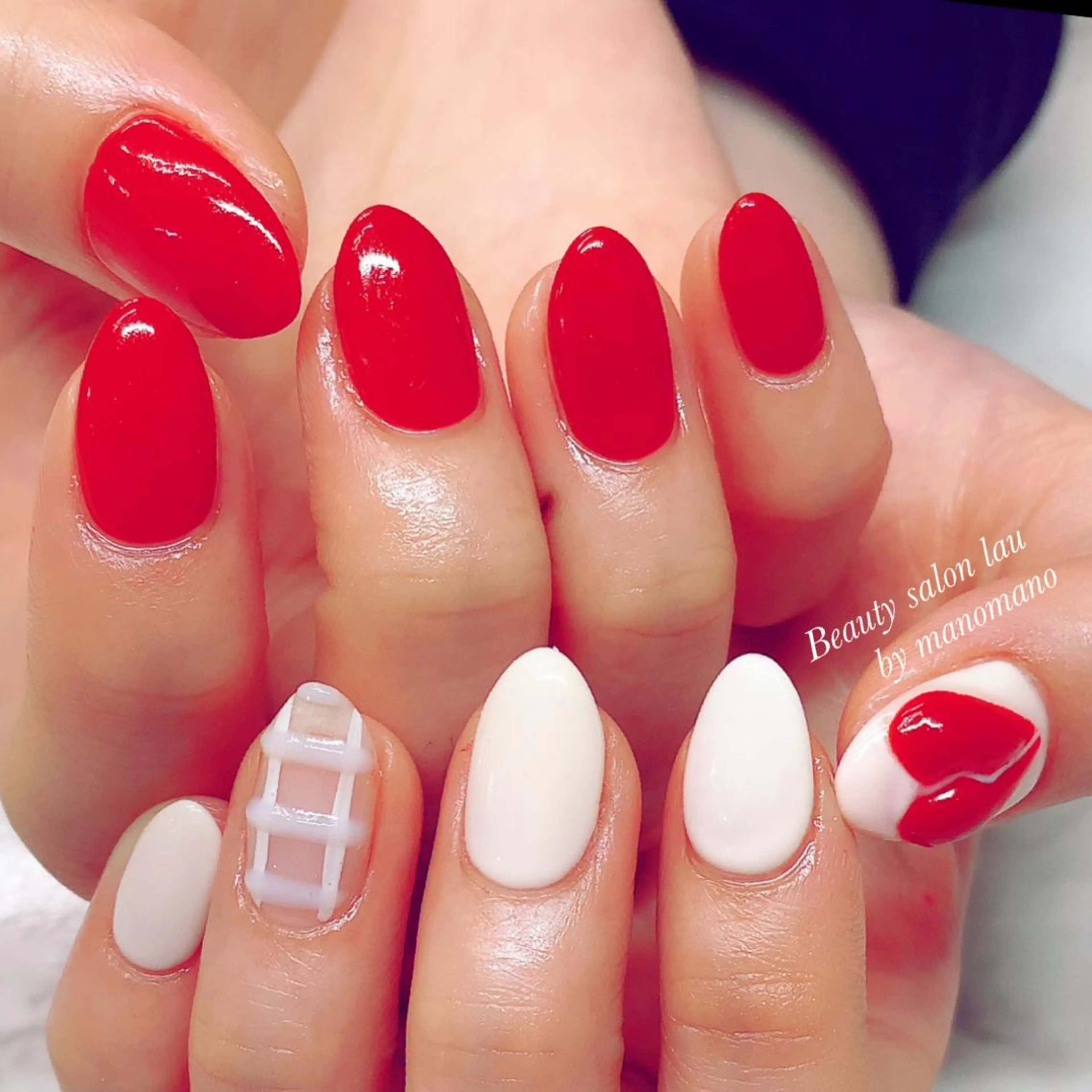 ネイル ハンドネイル ラウバイマノマノ なかざとのネイルデザイン