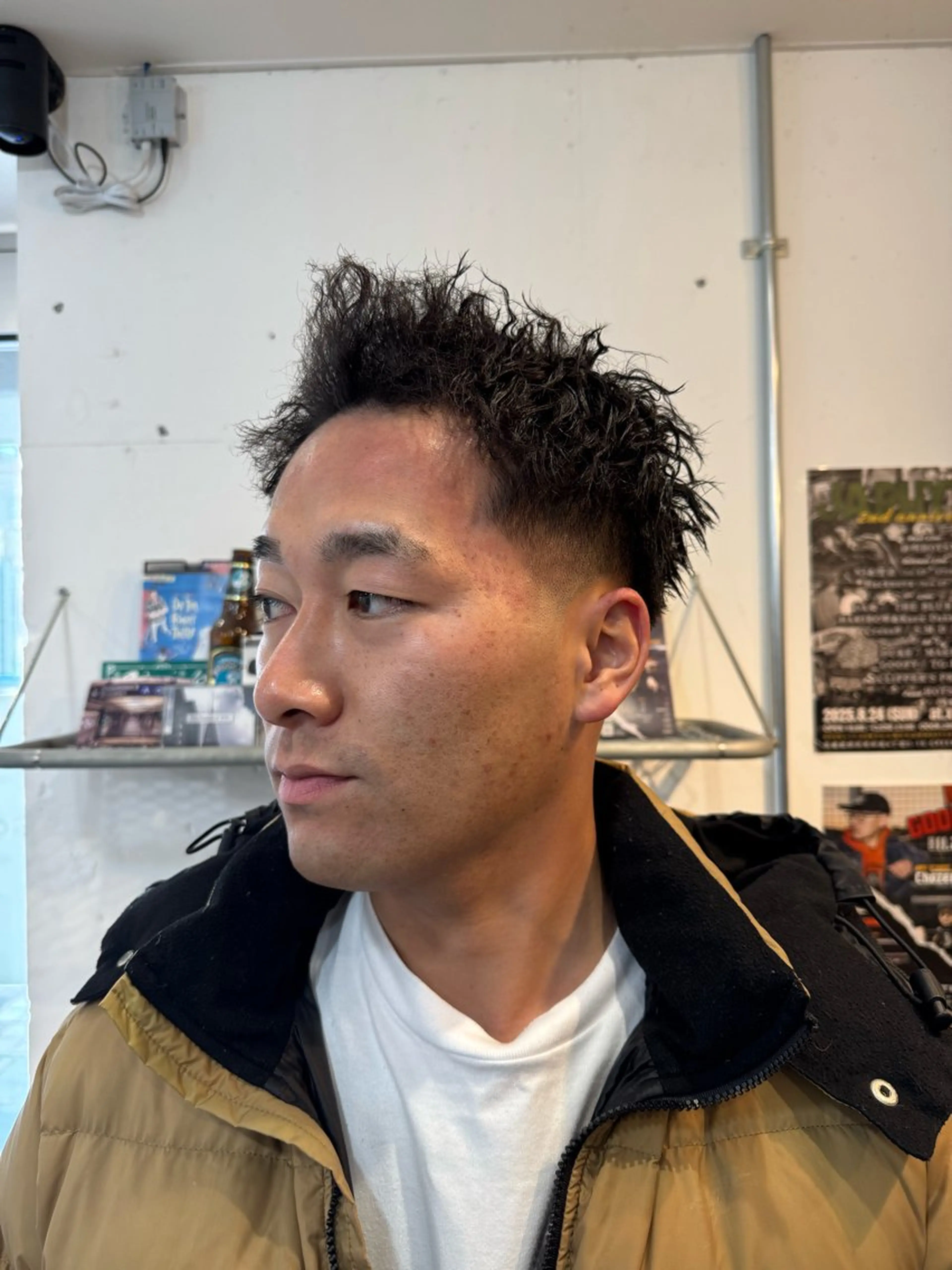 パーマ メンズ 堀 琉冴のヘアスタイル