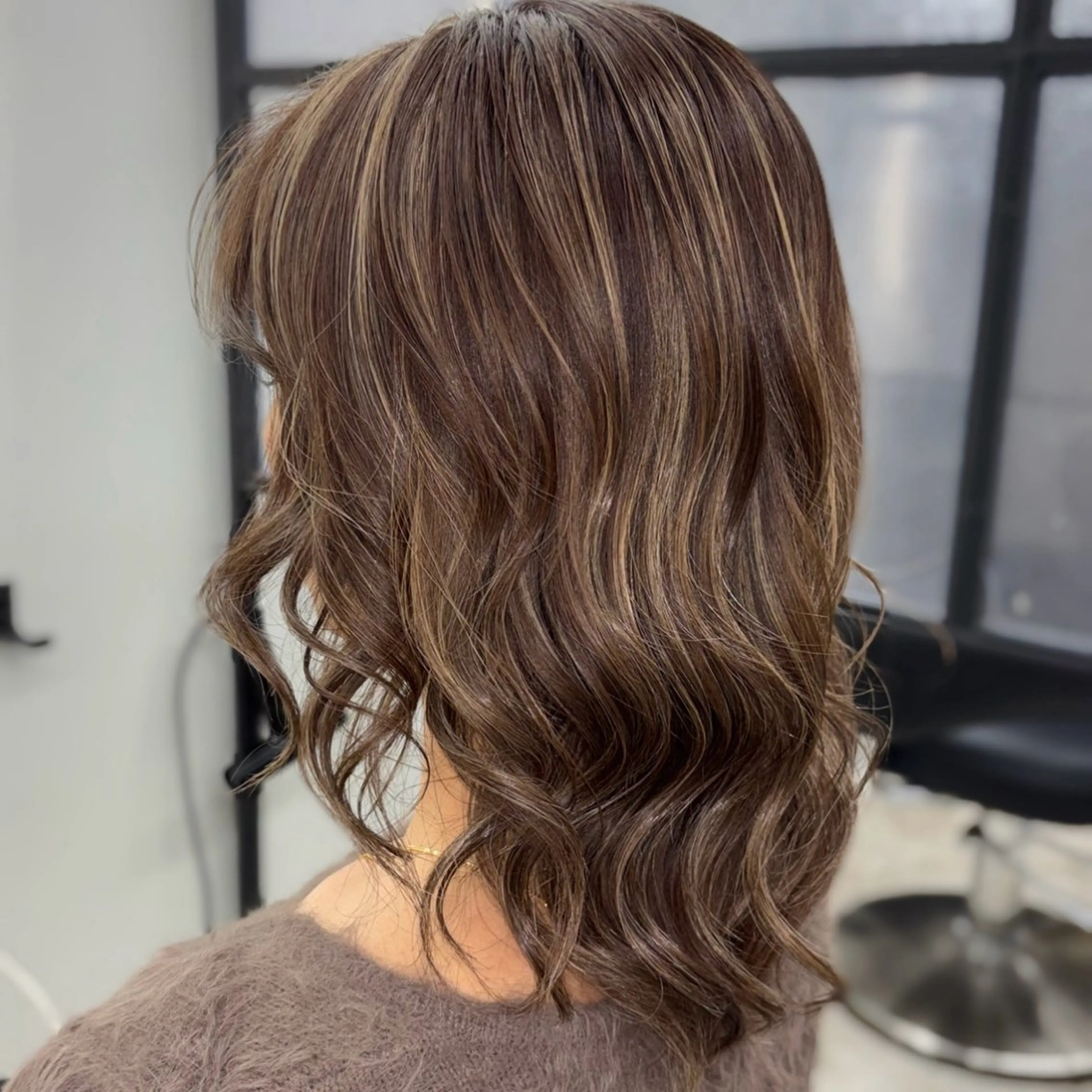 セミロング カラー ヘアカラー Ren. 🦋デザインカラーのヘアスタイル