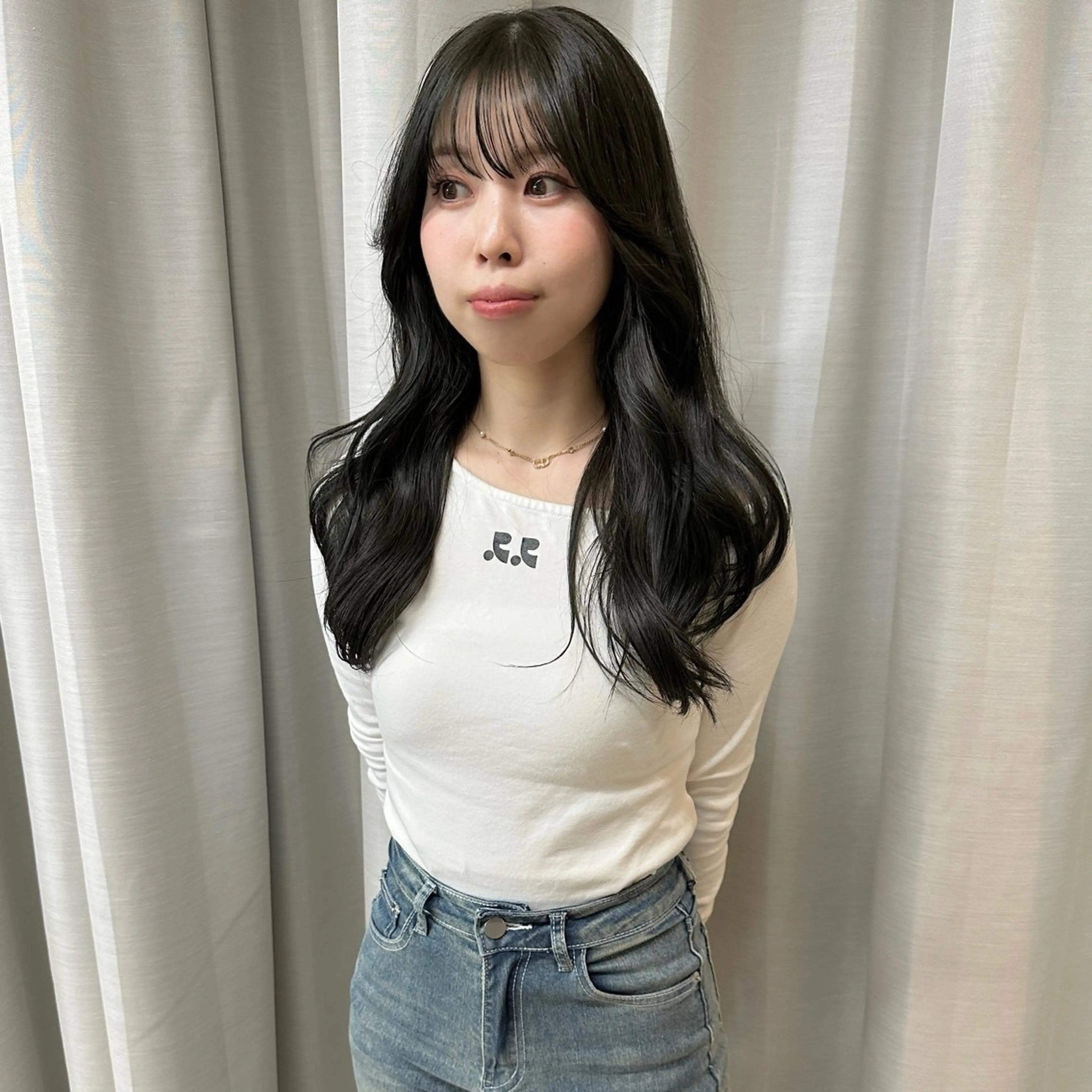 ロング カラー 透明感カラー はちすか るかのヘアスタイル