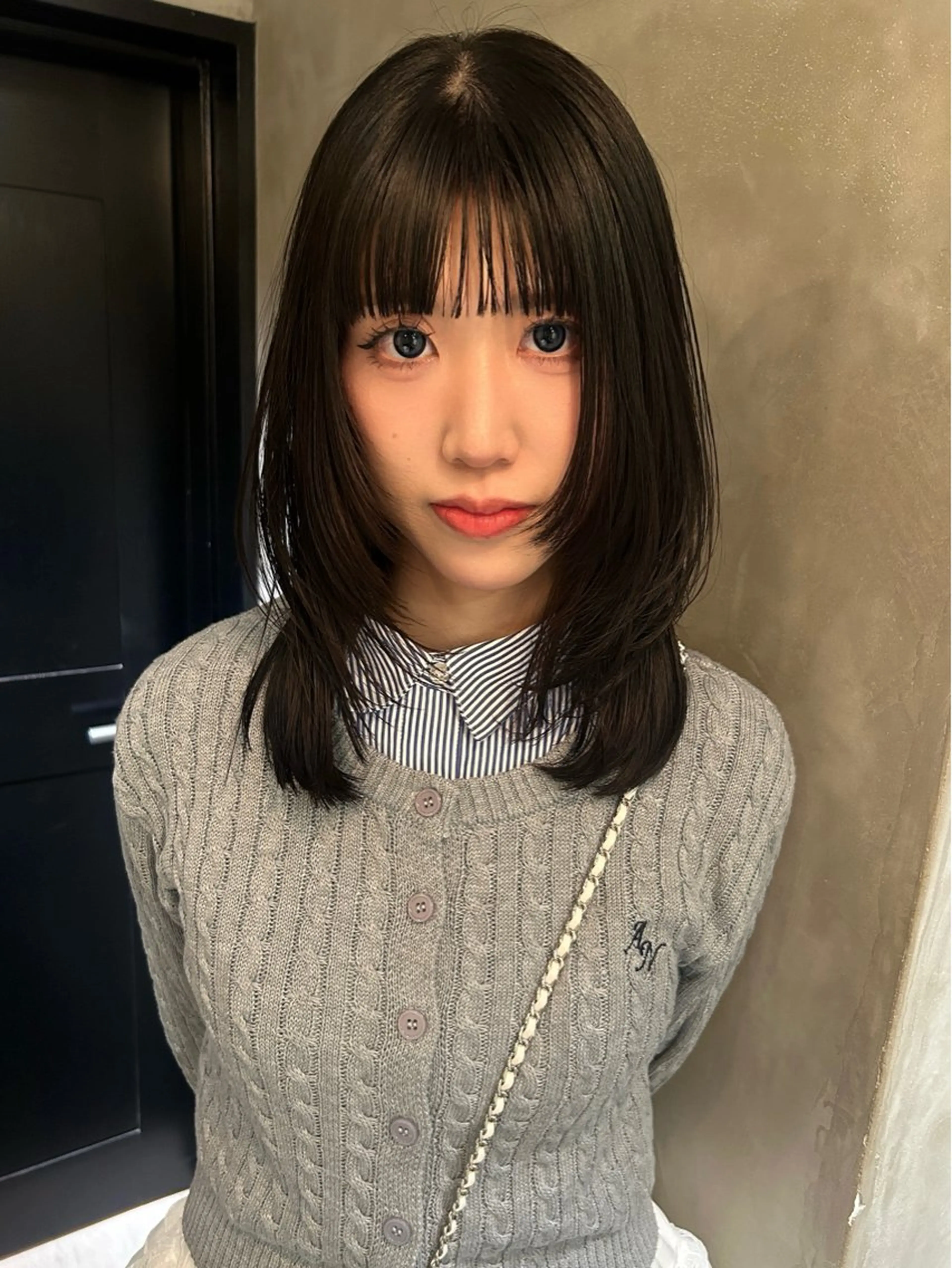ミディアム レイヤーカット カット トリートメント ヘッドスパ デザイン/アレンジ ❤︎イシイレイのヘアスタイル