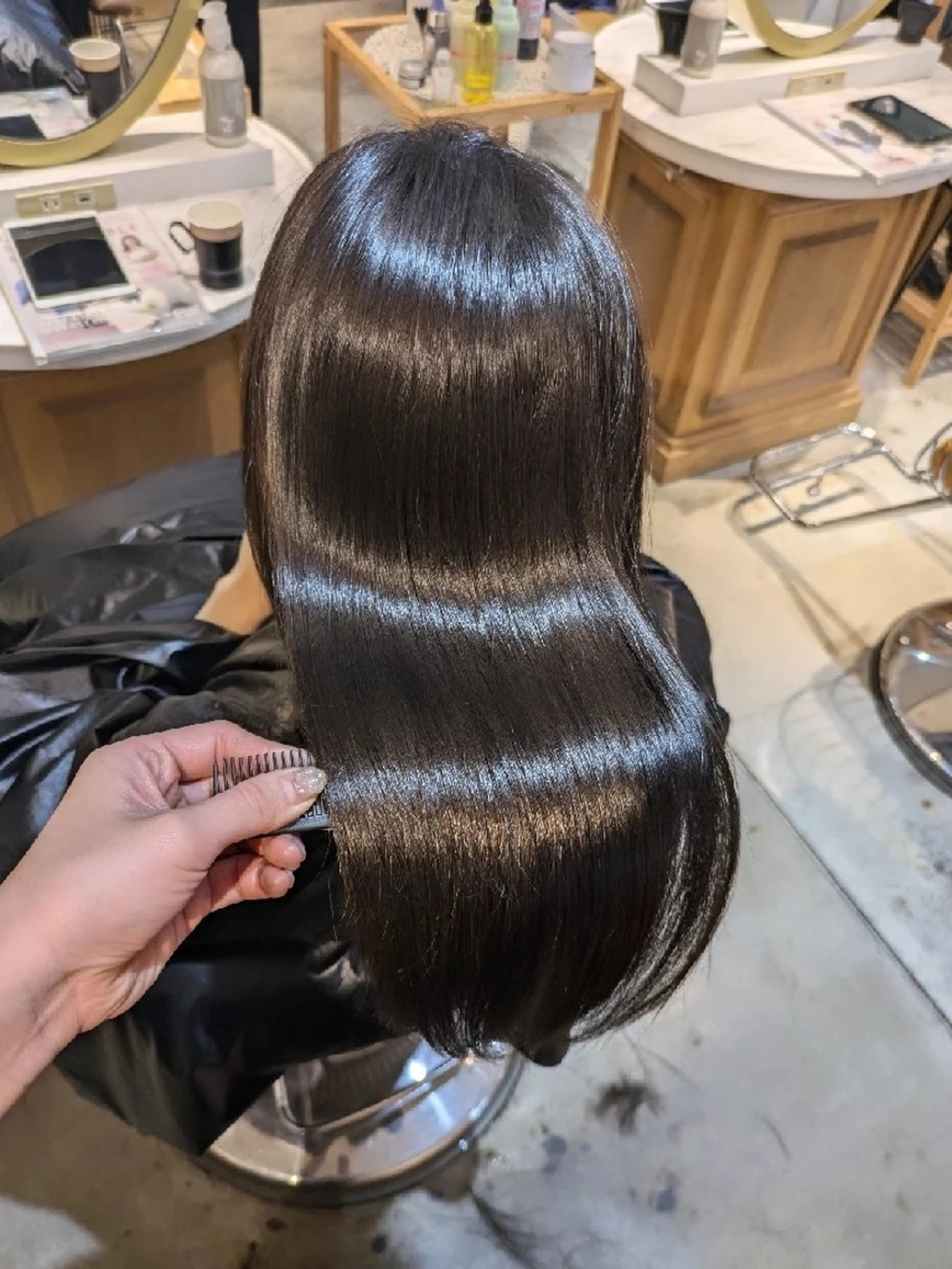 ロング 縮毛矯正/レイヤー 💎やまもとちひろのヘアスタイル