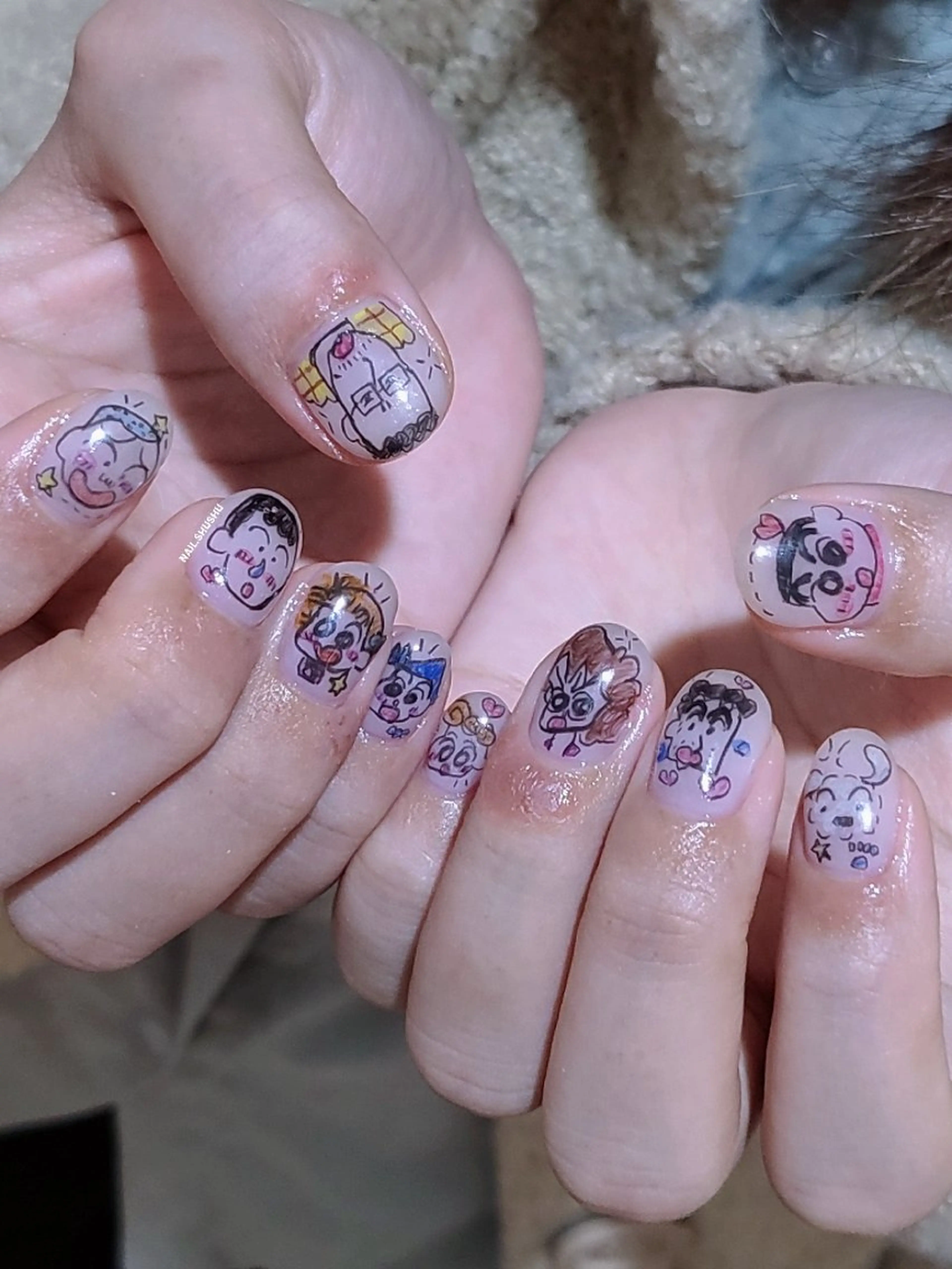 ネイル ハンドネイル 3dパーツ/流行り 👧shushu❤️のネイルデザイン