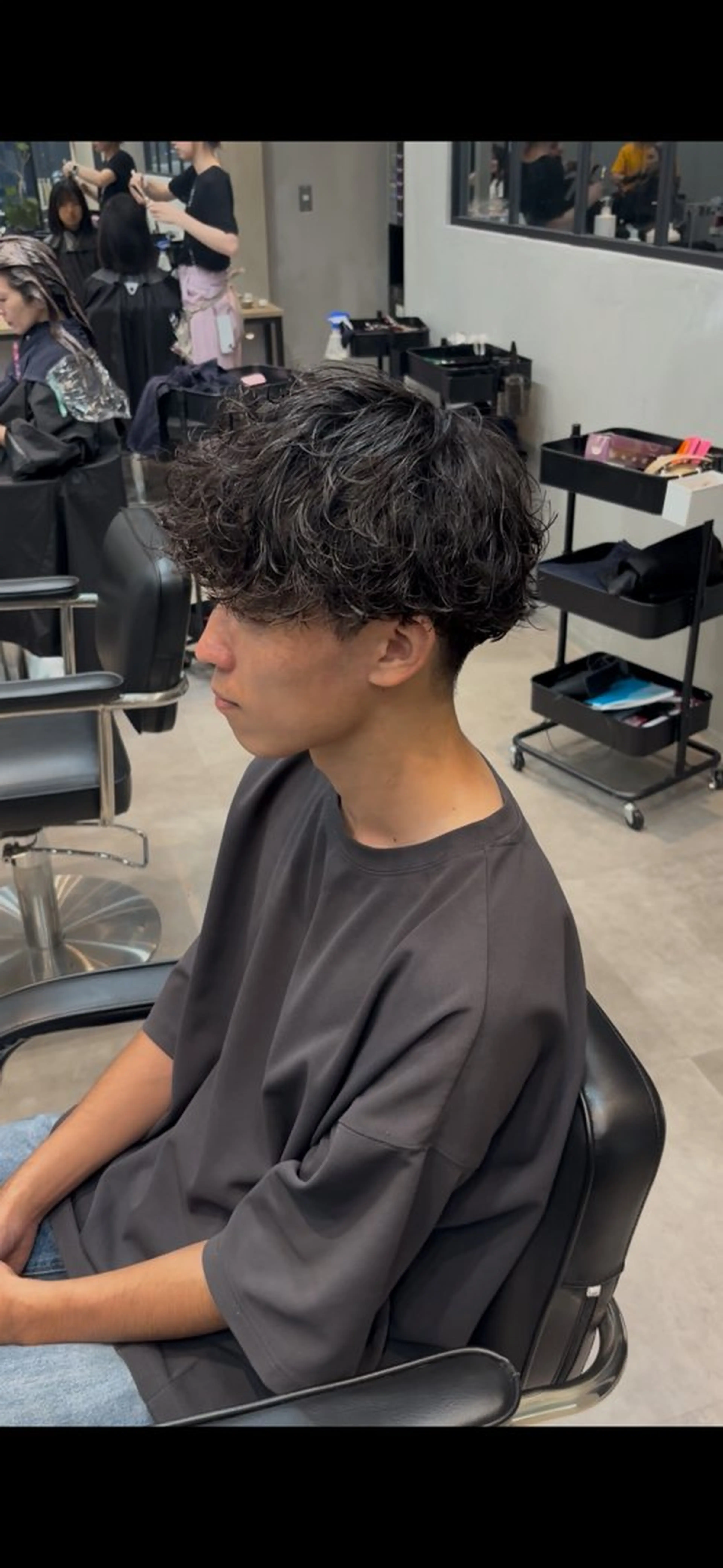 メンズ メンズパーマ 本田 央介のヘアスタイル