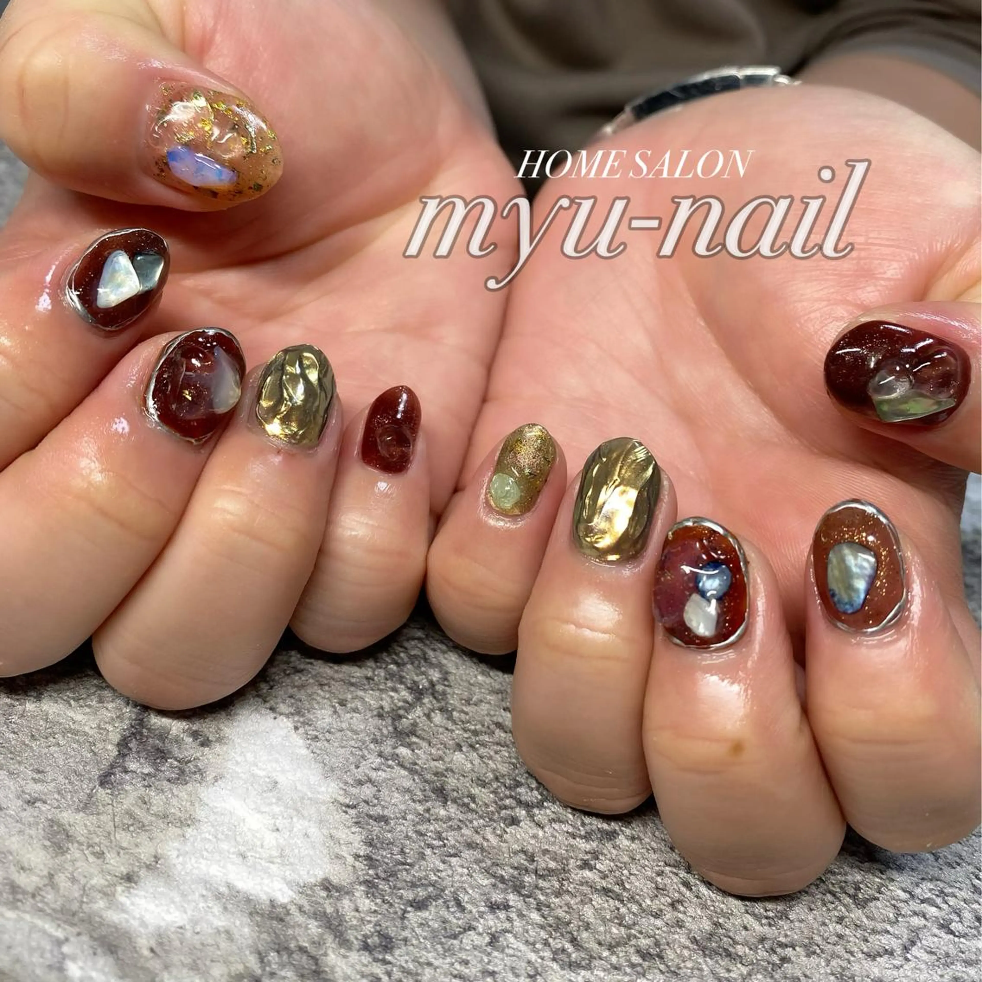 ネイル ホームサロン myu-nailのネイルデザイン