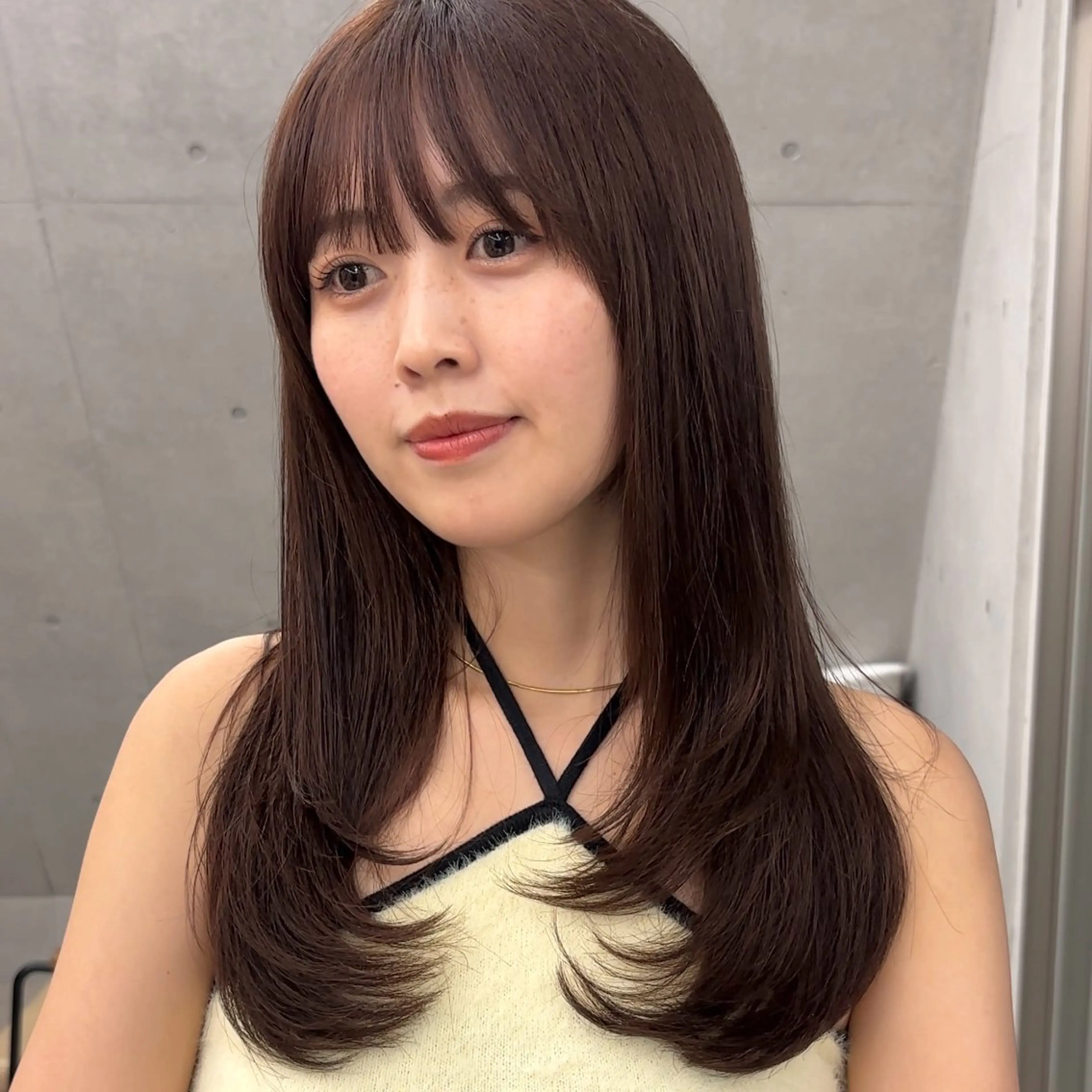 セミロング レイヤーカット レイヤーカット 期間限定無料　大智のヘアスタイル