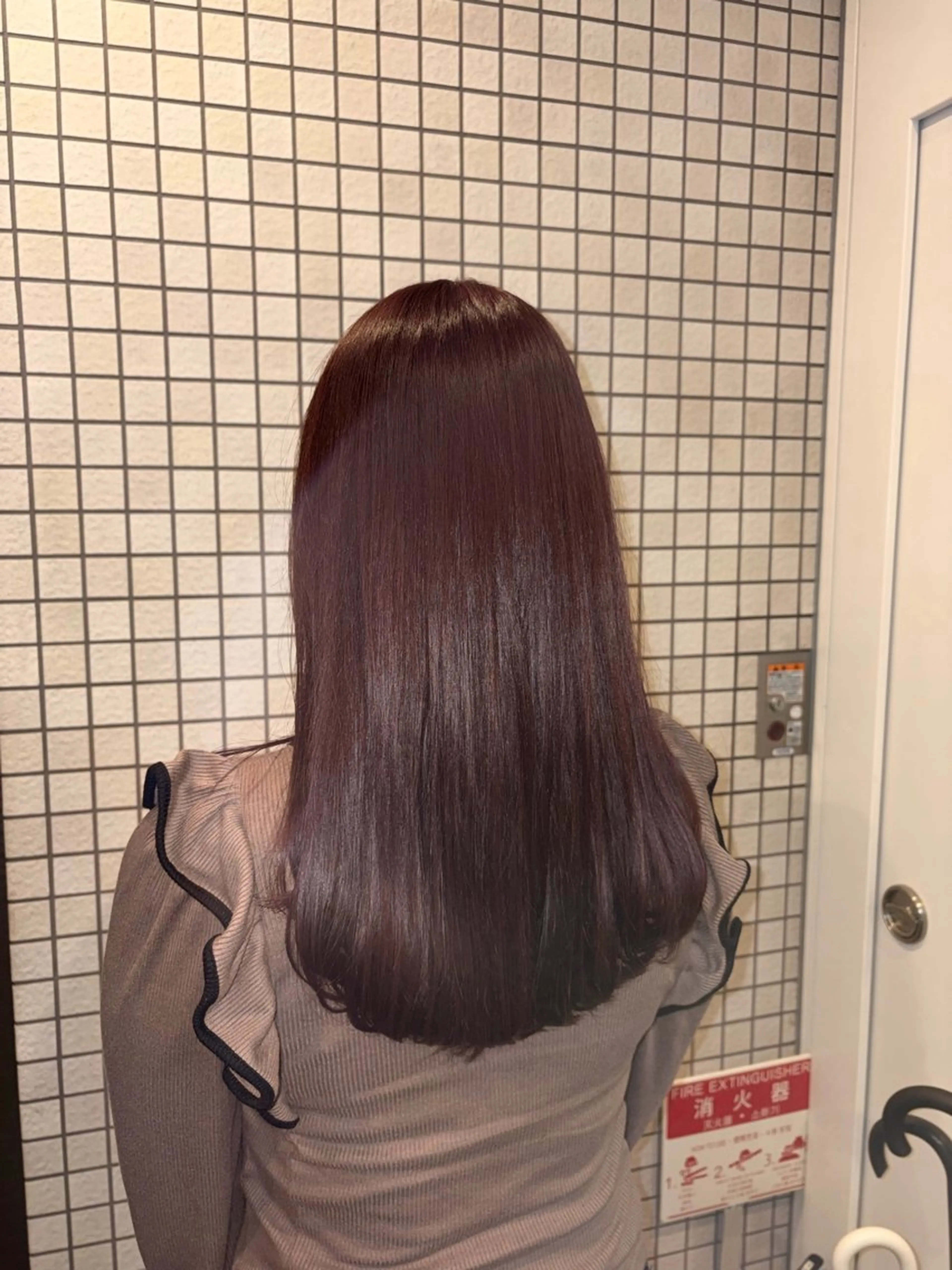 ロング ヘアカラー アヤカ 🪷のヘアスタイル
