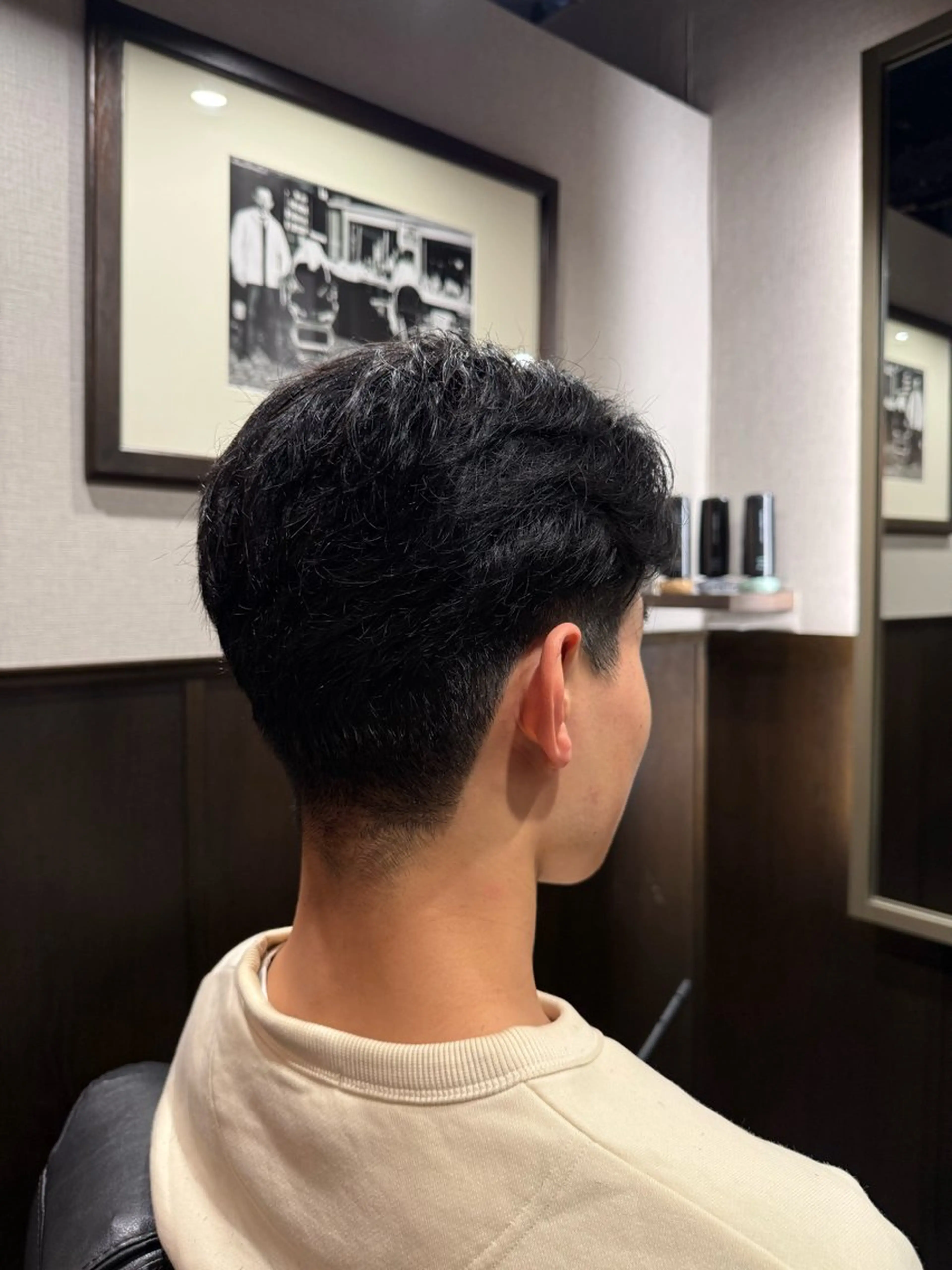 ショート メンズ 平野 蒼太のヘアスタイル