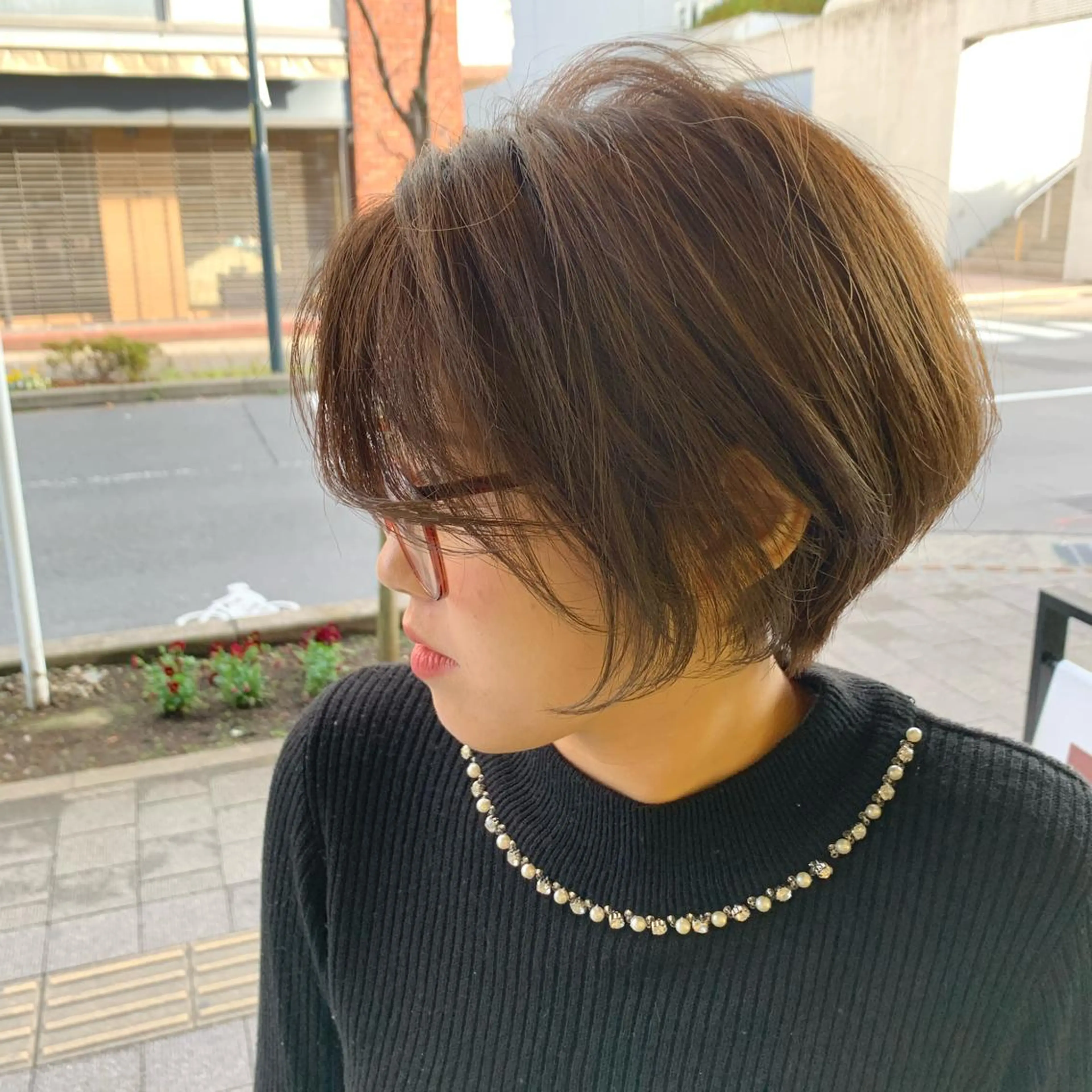 ショート カラー くびれヘア ショートヘア circus by KENJE 町田店のヘアスタイル